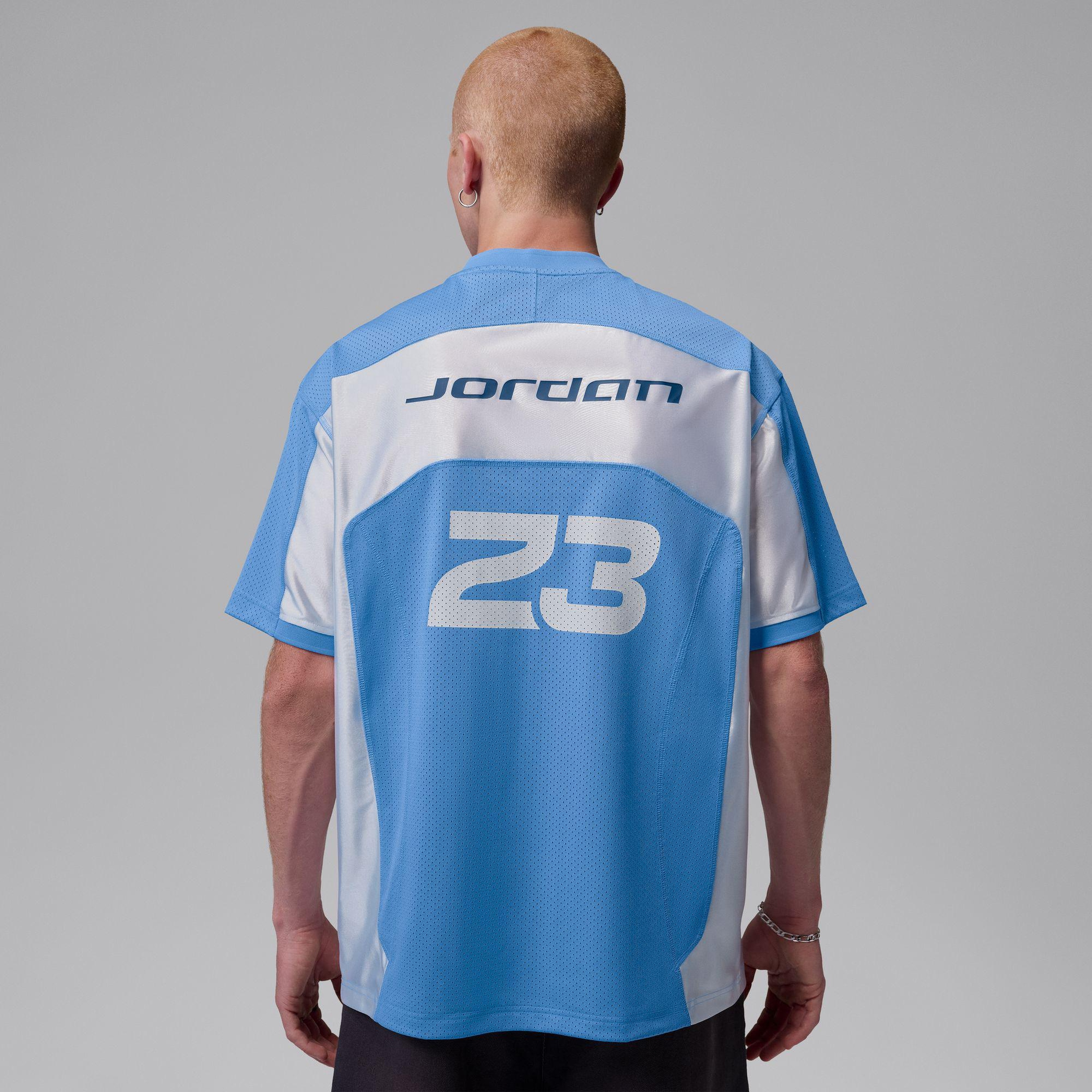 Jordan Flight Jersey Erkek Mavi T-Shirt
