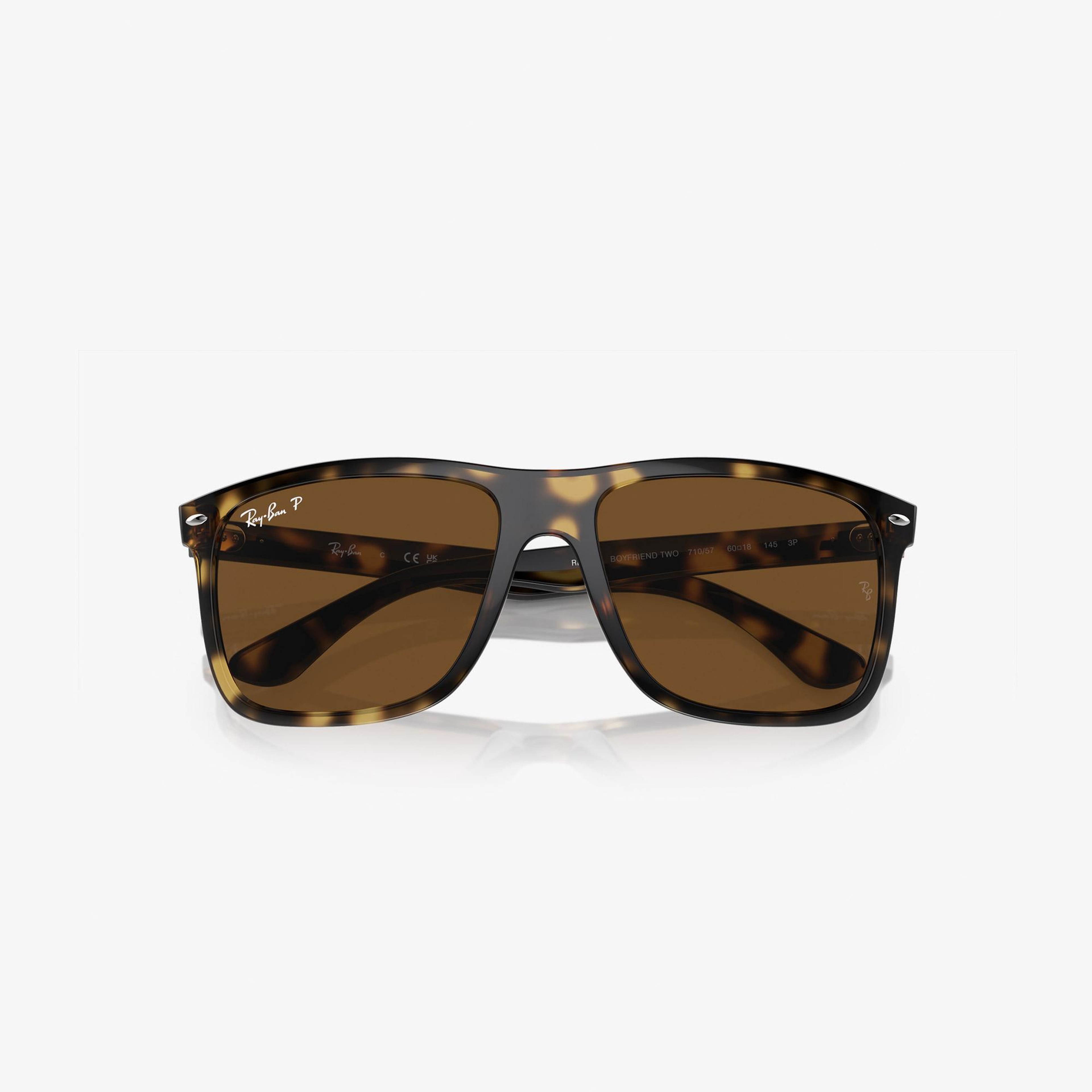 Ray-Ban Boyfriend Two Unisex Kahverengi Güneş Gözlüğü
