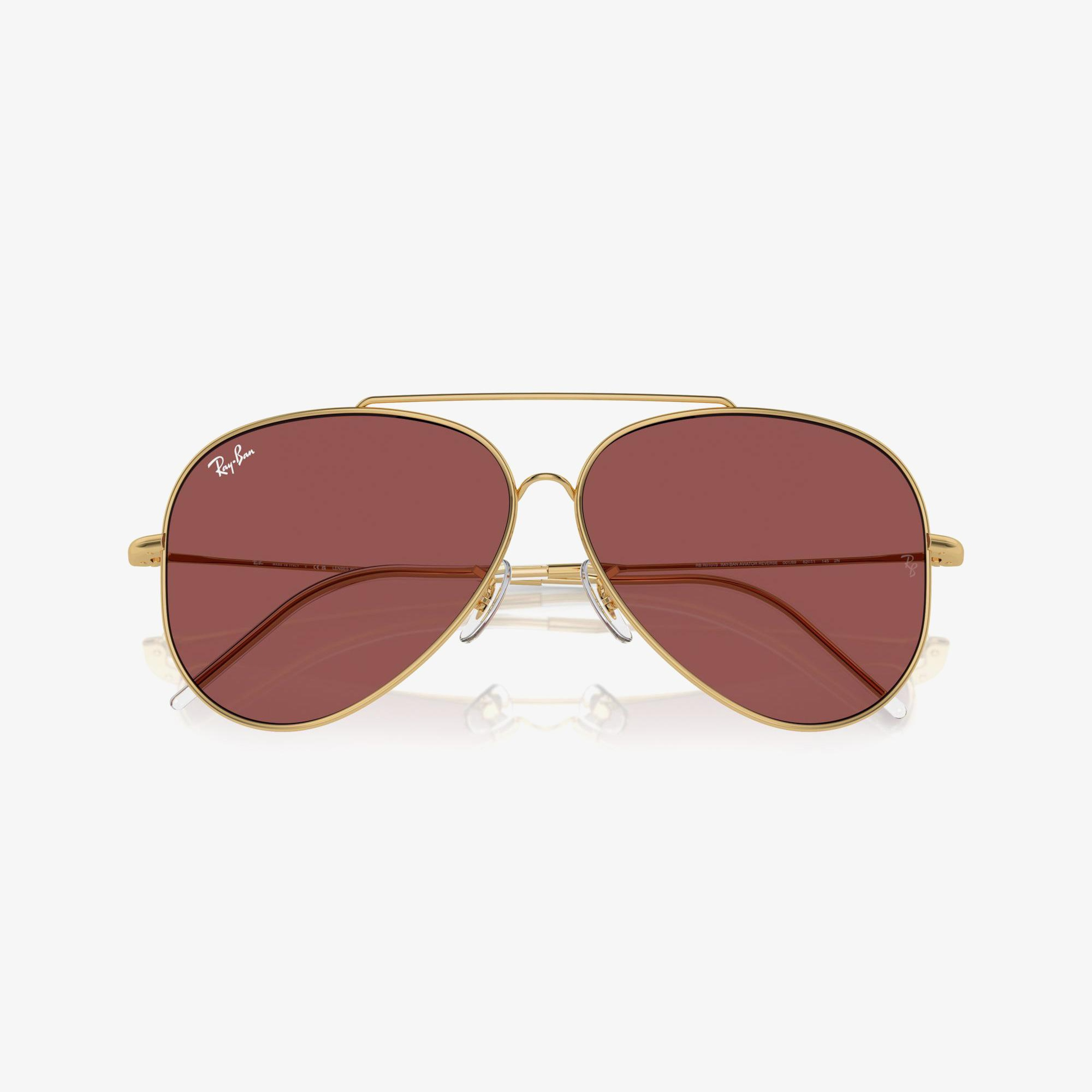 Ray-Ban Aviator Reverse Unisex Kırmızı Güneş Gözlüğü