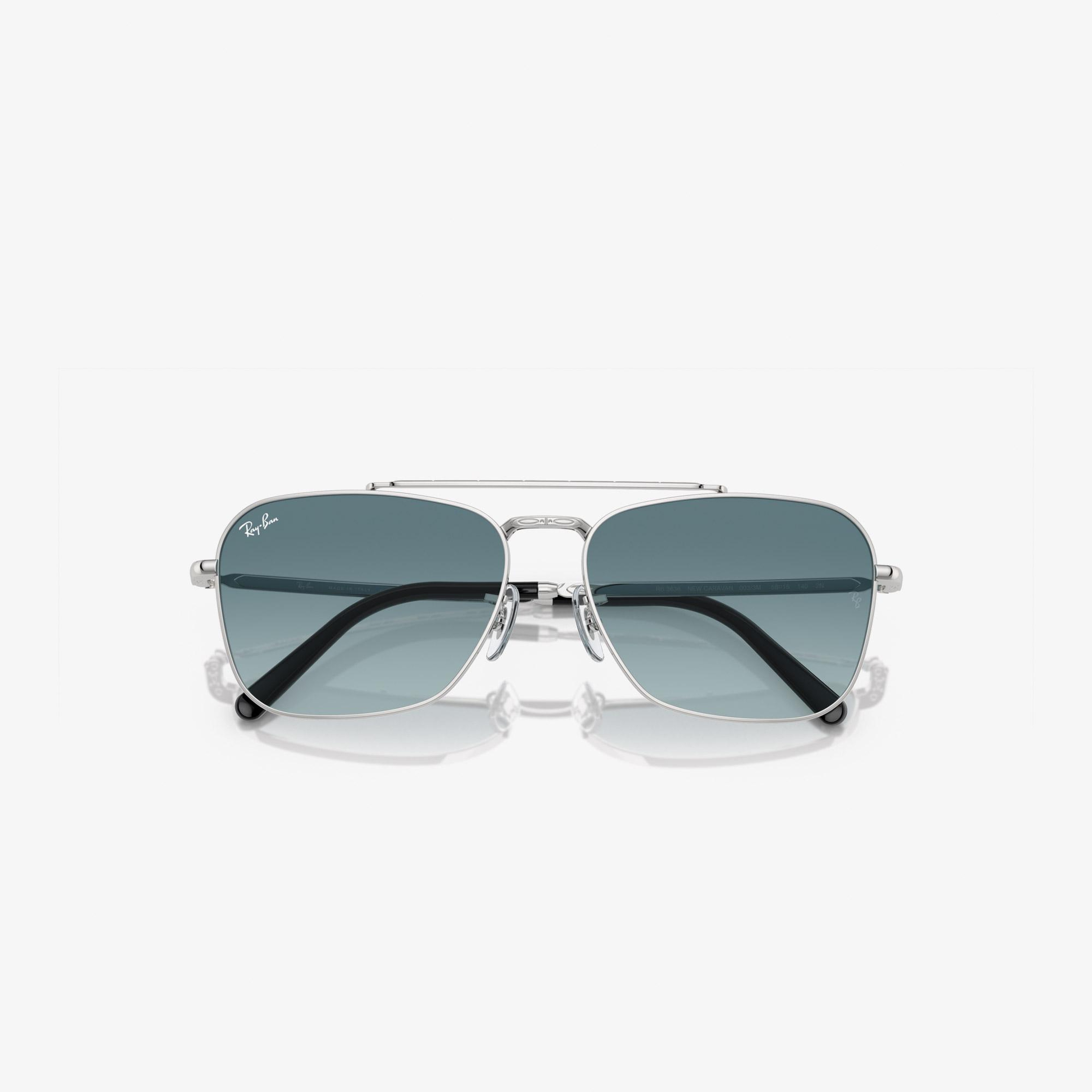 Ray-Ban New Caravan Unisex Gri Güneş Gözlüğü