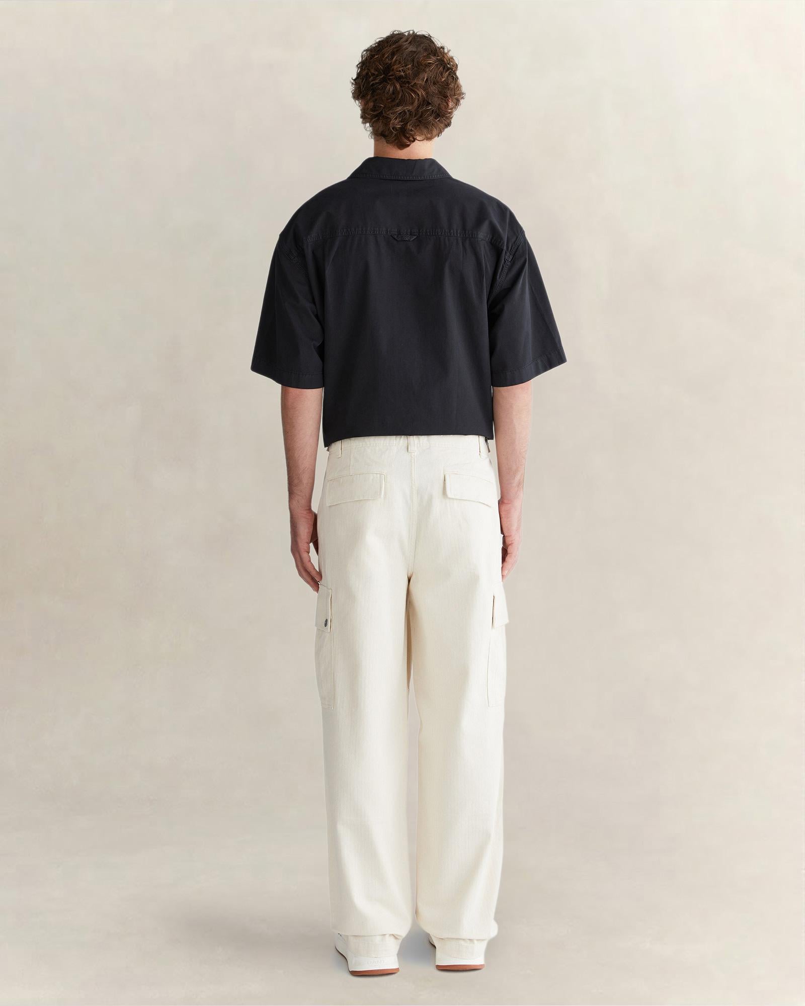 GANT Erkek Krem Relaxed Fit Kargo Pantolon