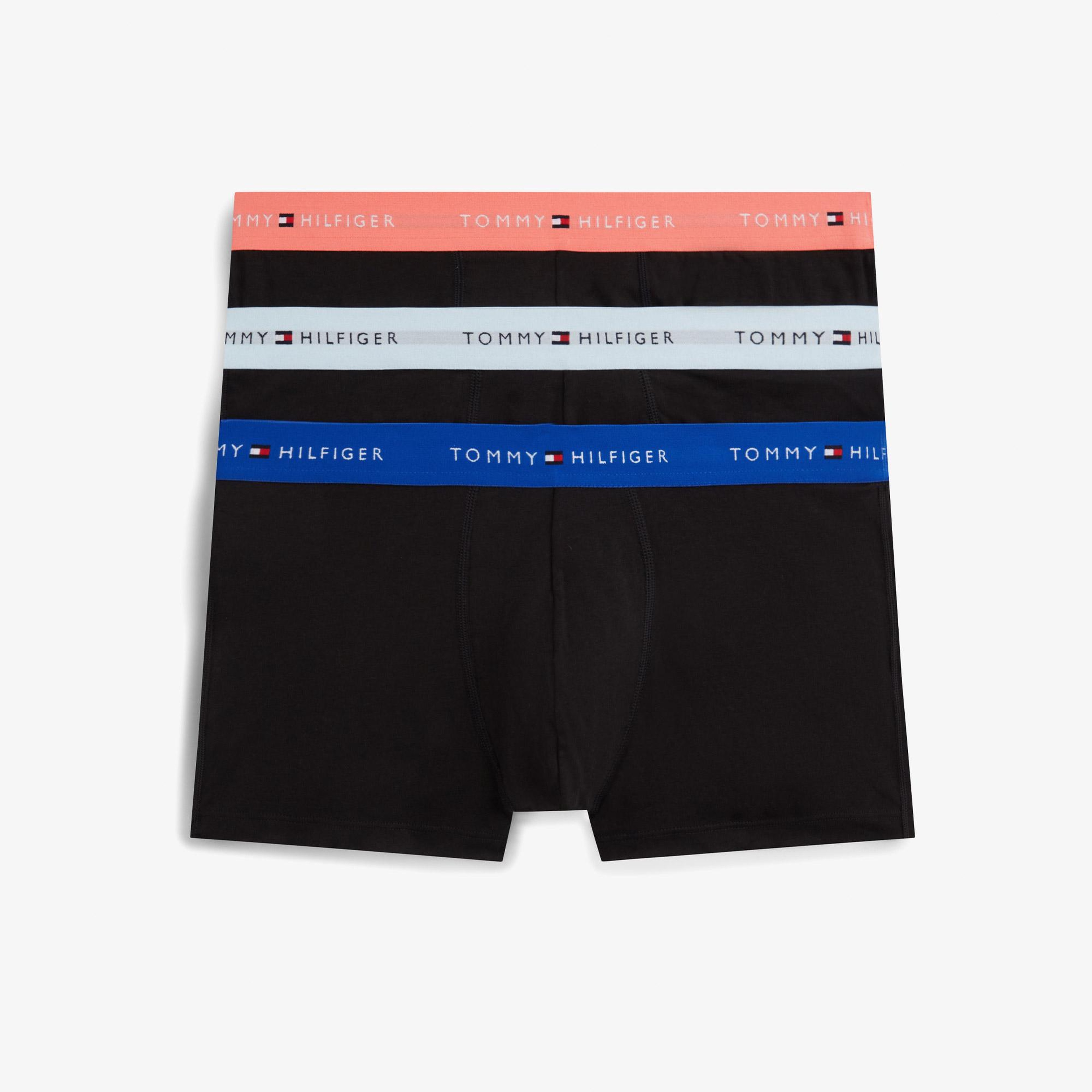 Tommy Hilfiger Signature Erkek Mavi Boxer
