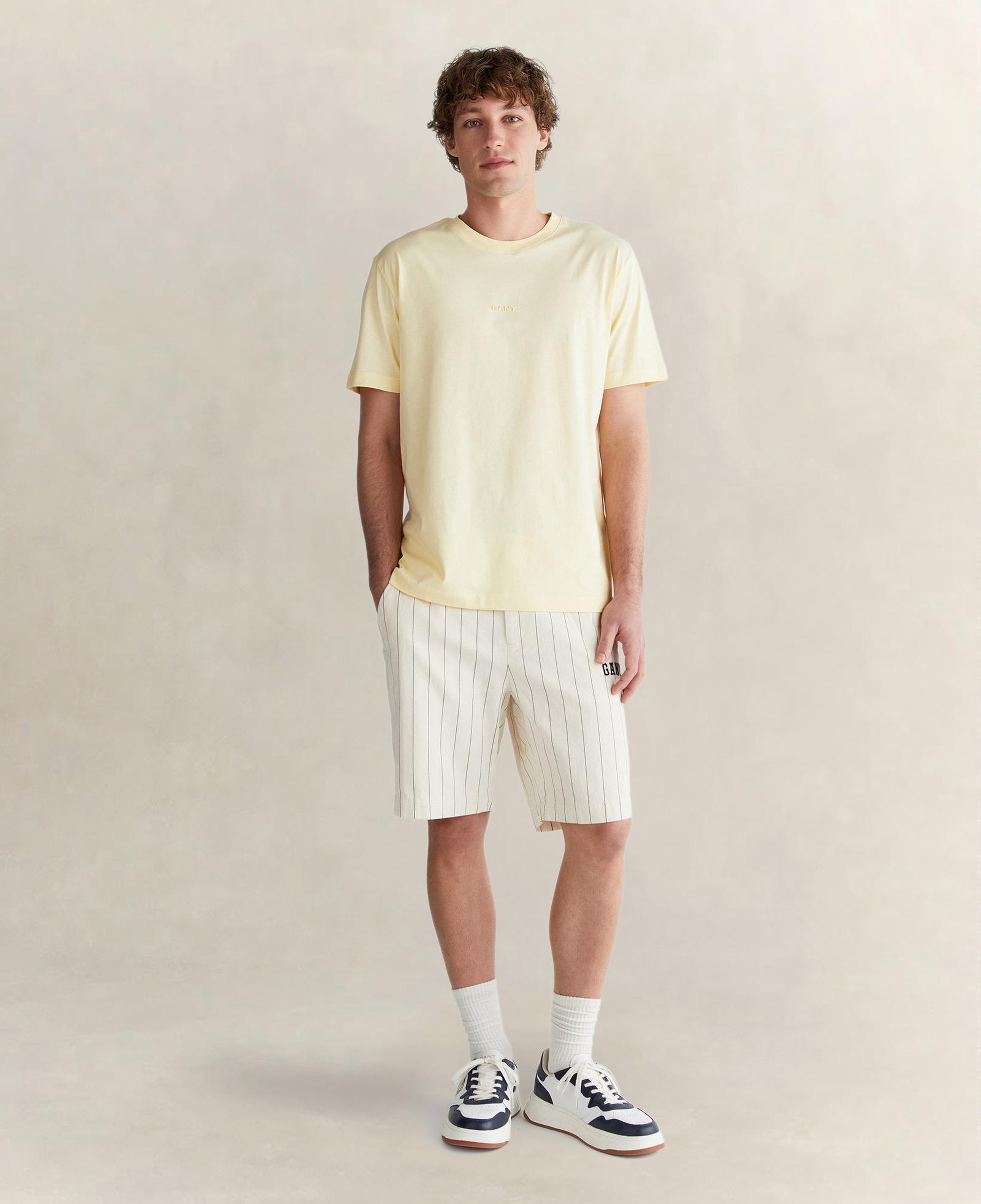 GANT Erkek Sarı Kısa Kollu T-Shirt