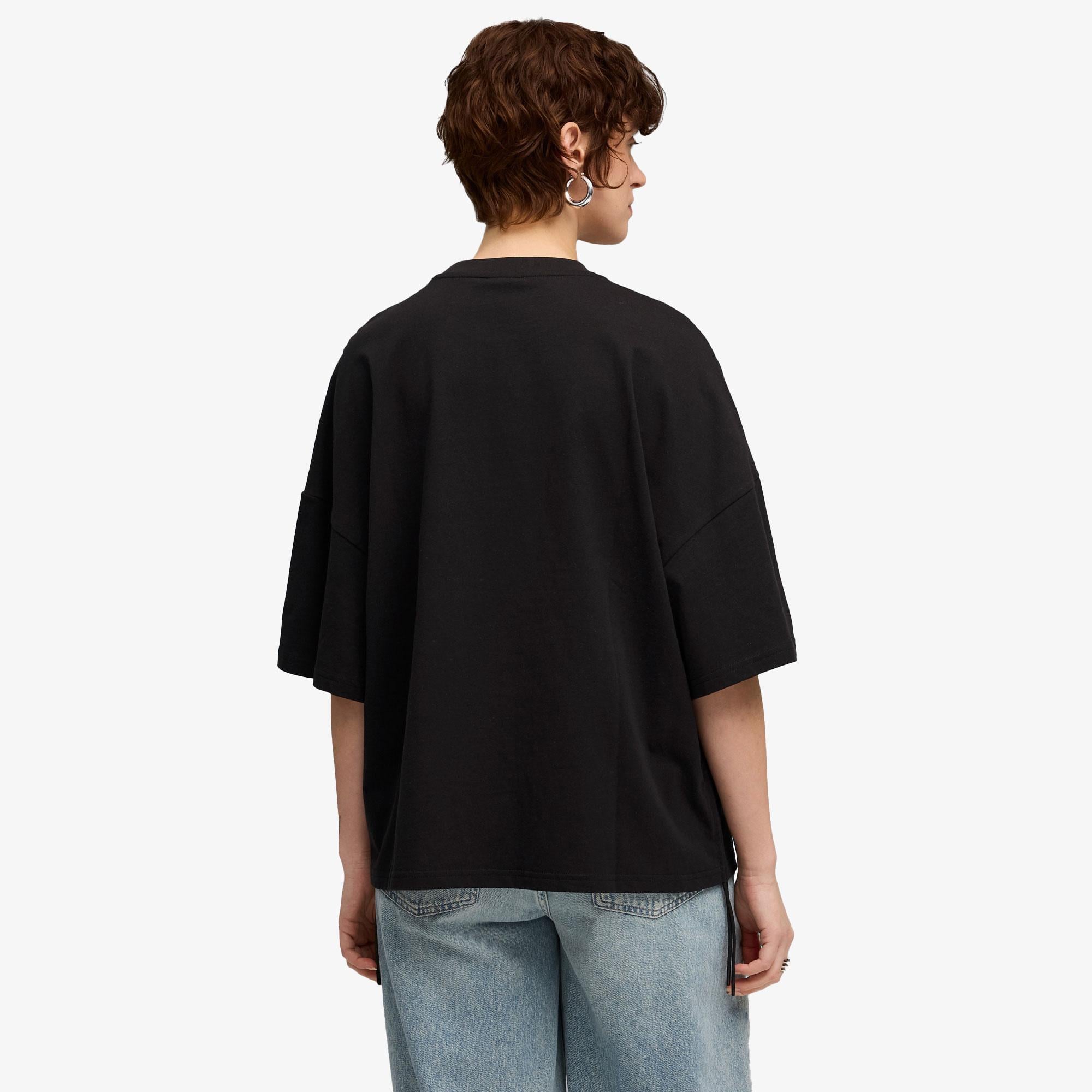 Puma Dare To Oversized Ruched Kadın Siyah T-Shirt