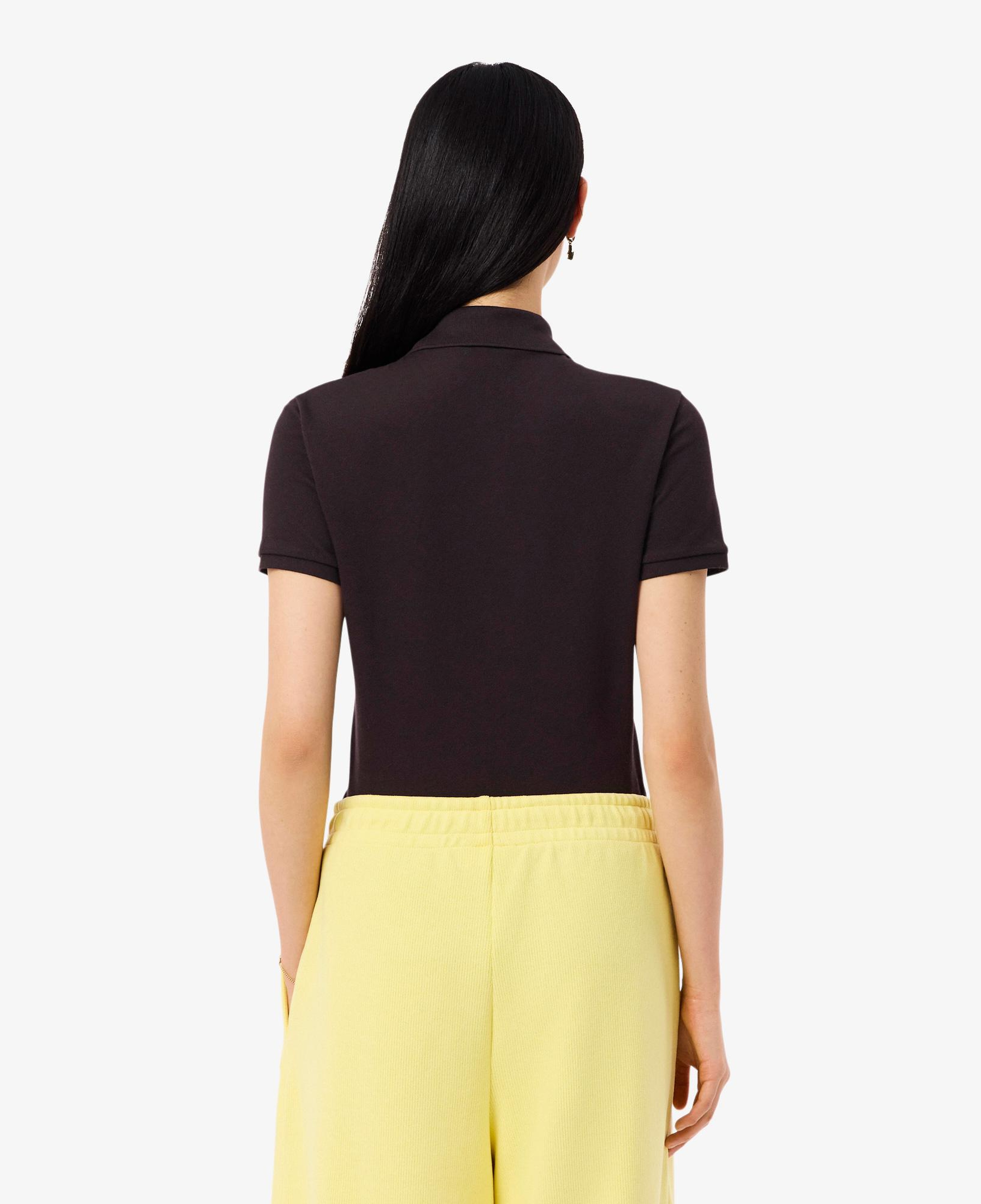 Kadın Slim Fit Kahverengi Polo