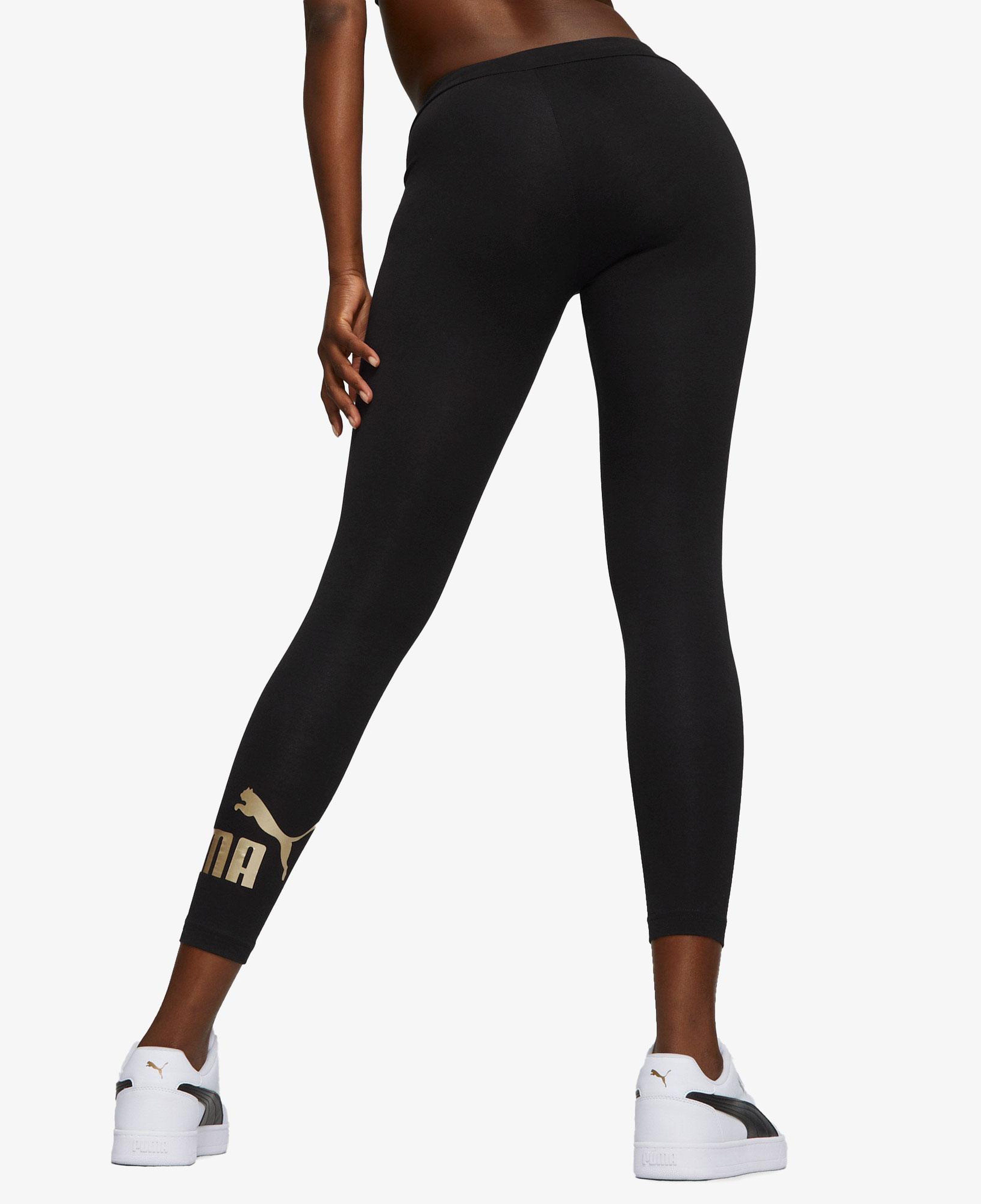 Puma Essentials +Metallic Kadın Siyah Tayt