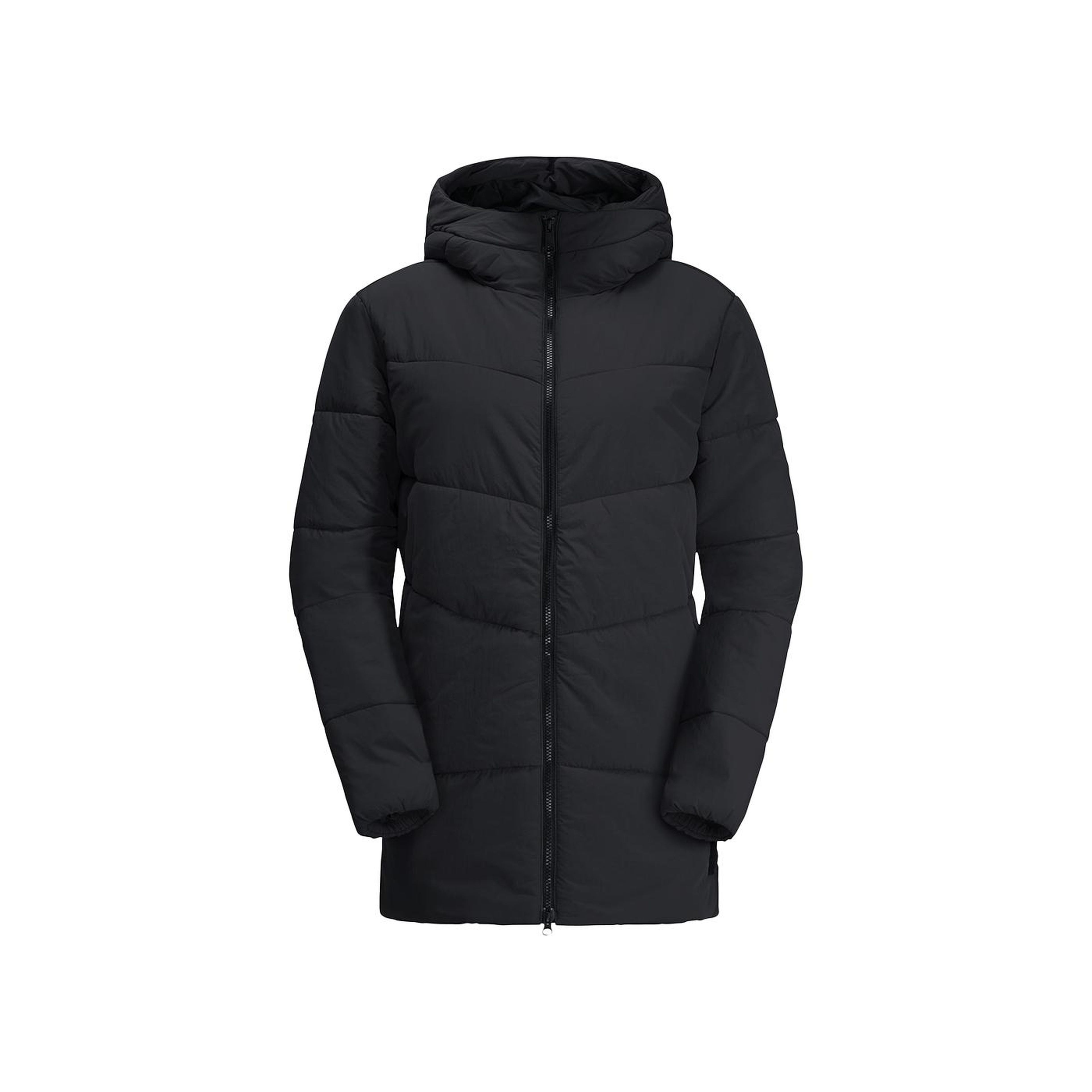 Jack Wolfskin Karolinger Long Kadın Gri Outdoor Ceketi
