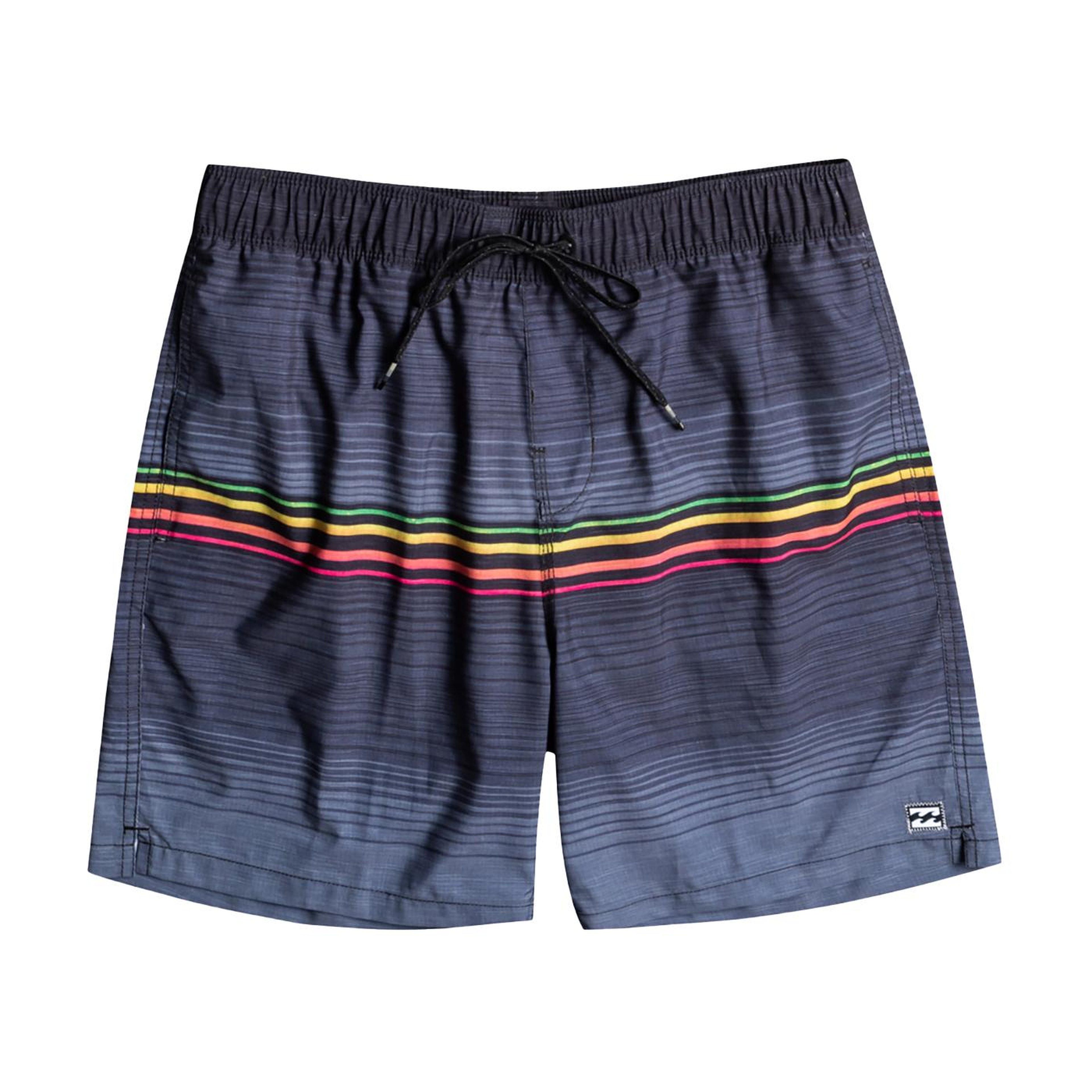 Billabong All Day Htr Stripe Lb Erkek Siyah Volley Short