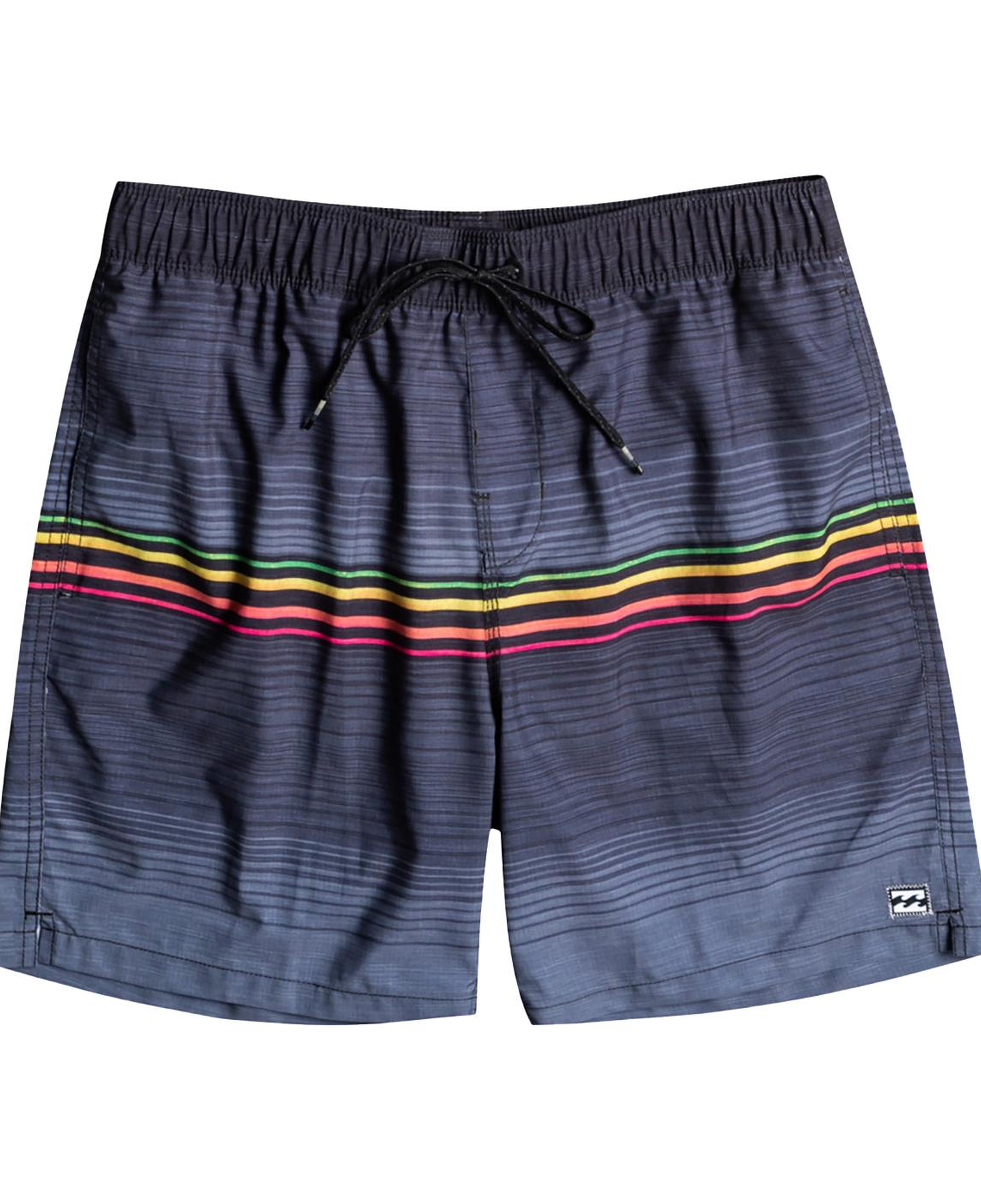 Billabong All Day Htr Stripe Lb Erkek Siyah Volley Short