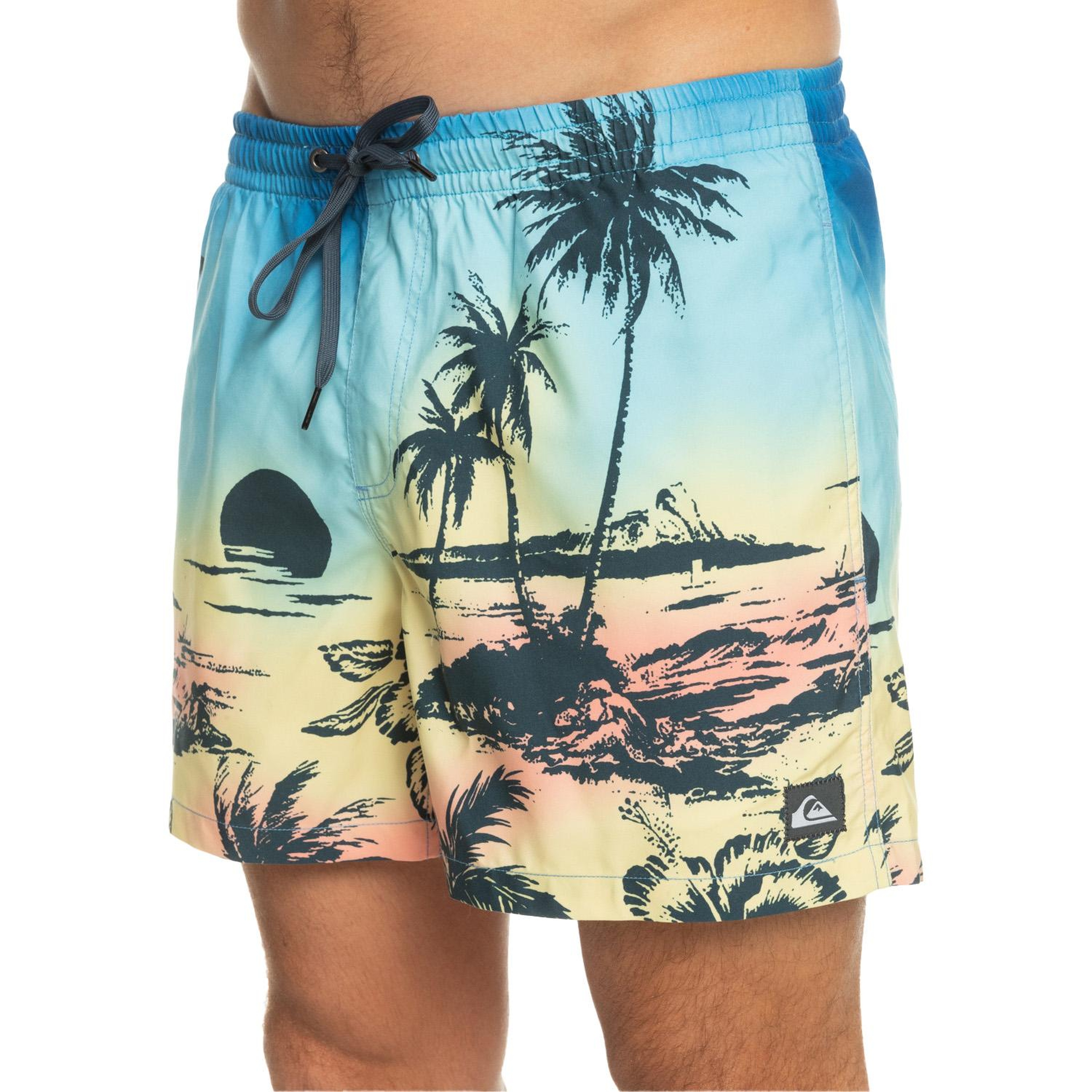 Quiksilver Paradise 15 Jamv Erkek Sarı Volley Short
