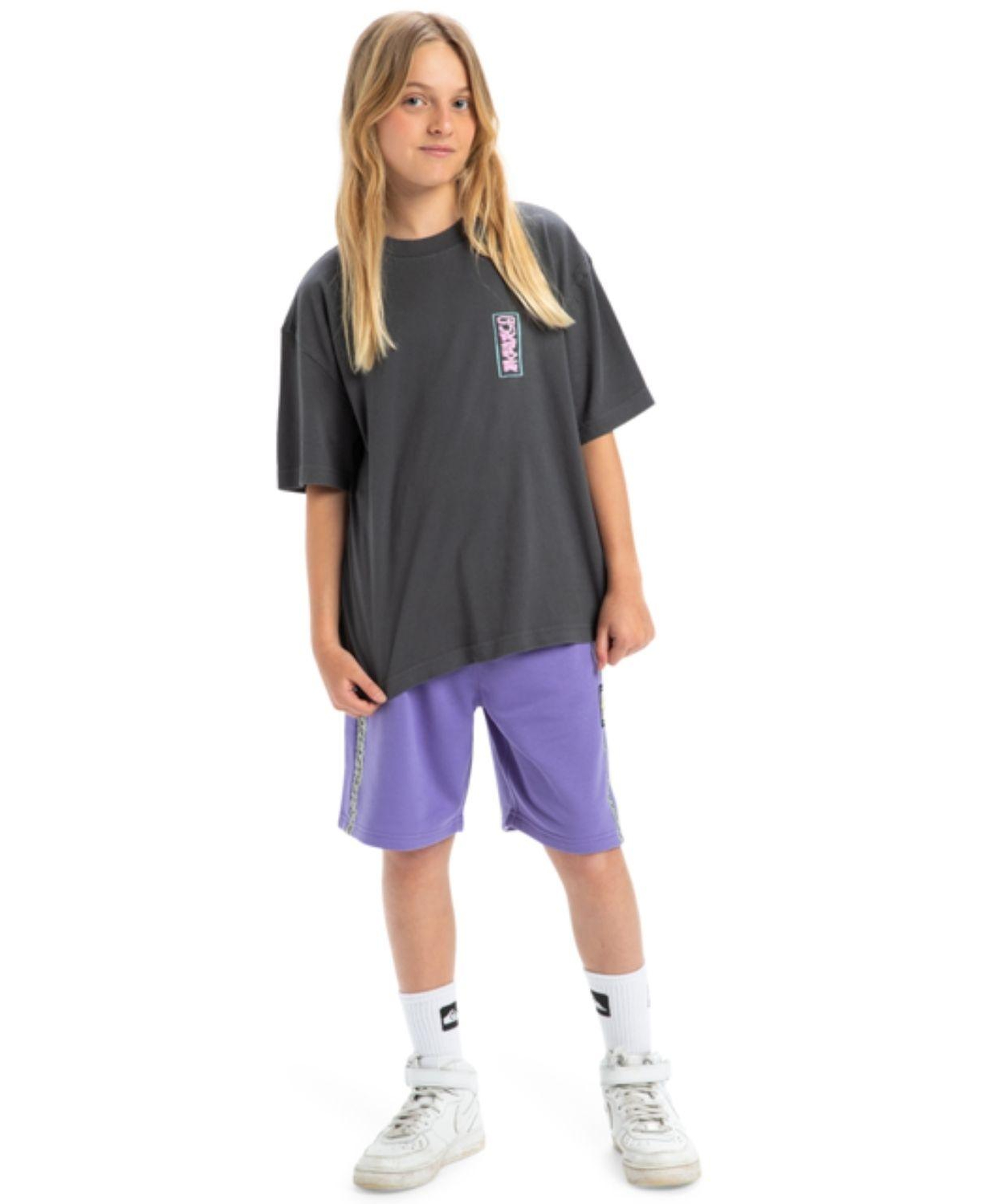 Quiksilver Gh Qs Sunrise Bowl Erkek Çocuk Gri Tişört