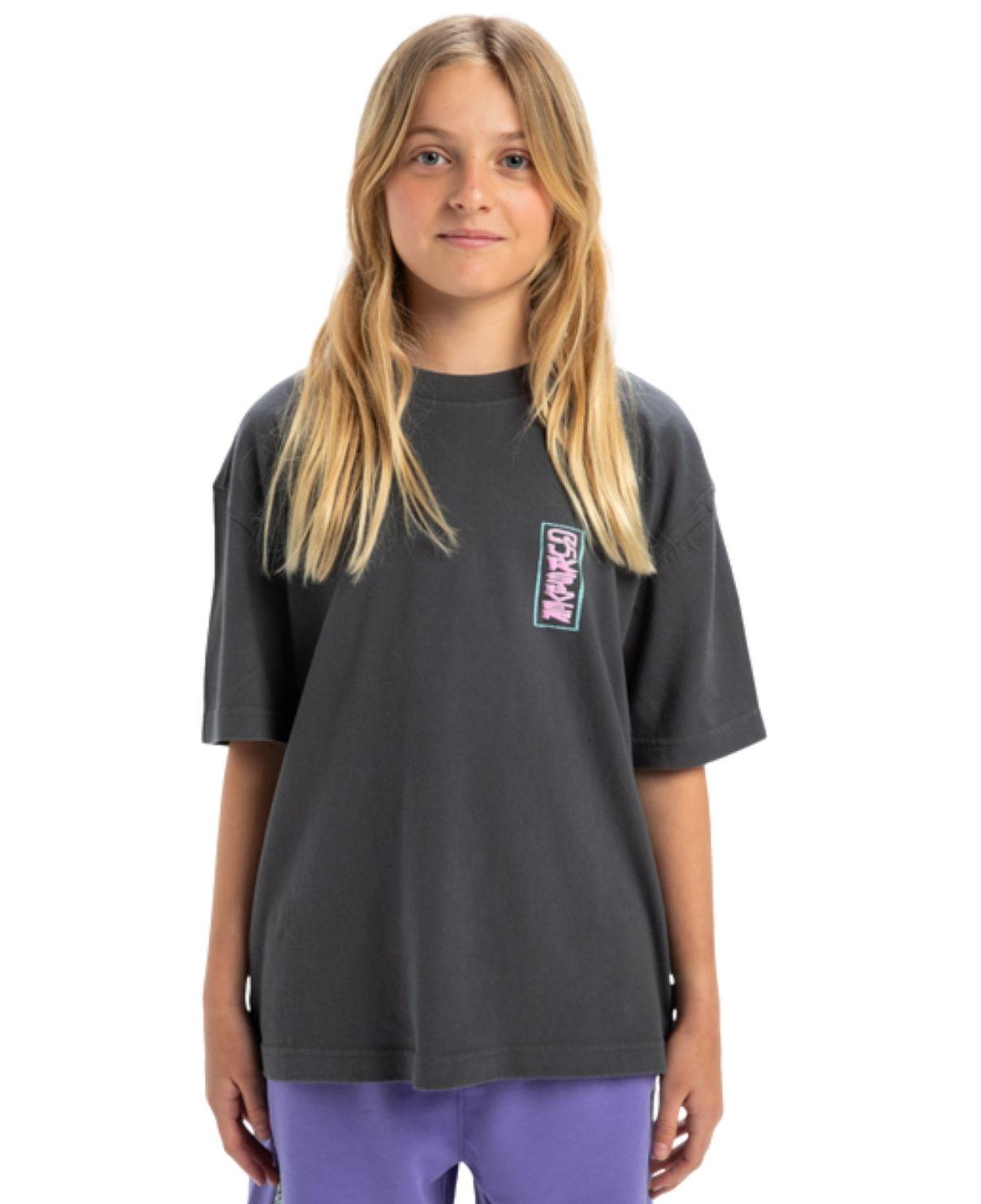 Quiksilver Gh Qs Sunrise Bowl Erkek Çocuk Gri Tişört