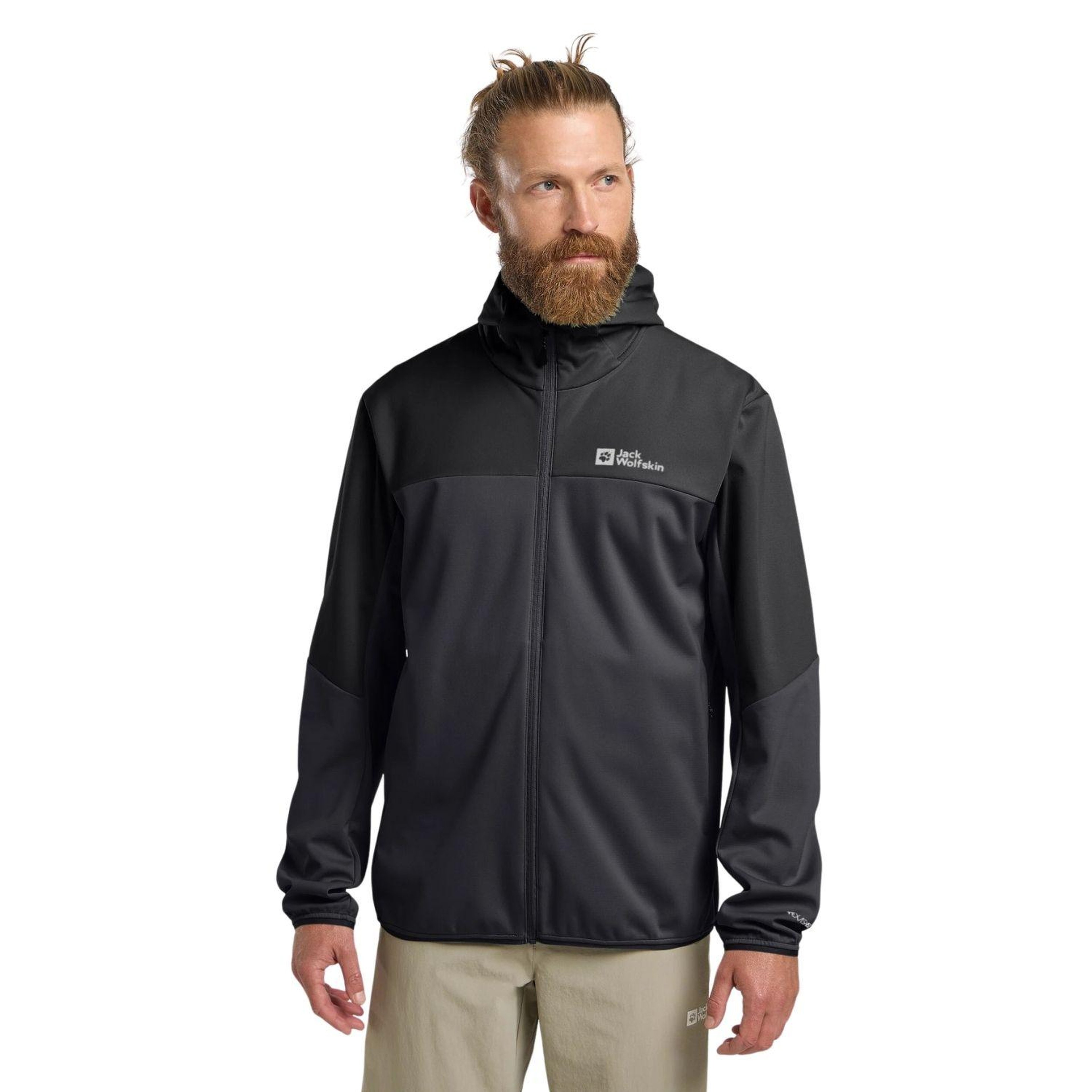 Jack Wolfskin Feldberg Hoody Erkek Gri Softshell