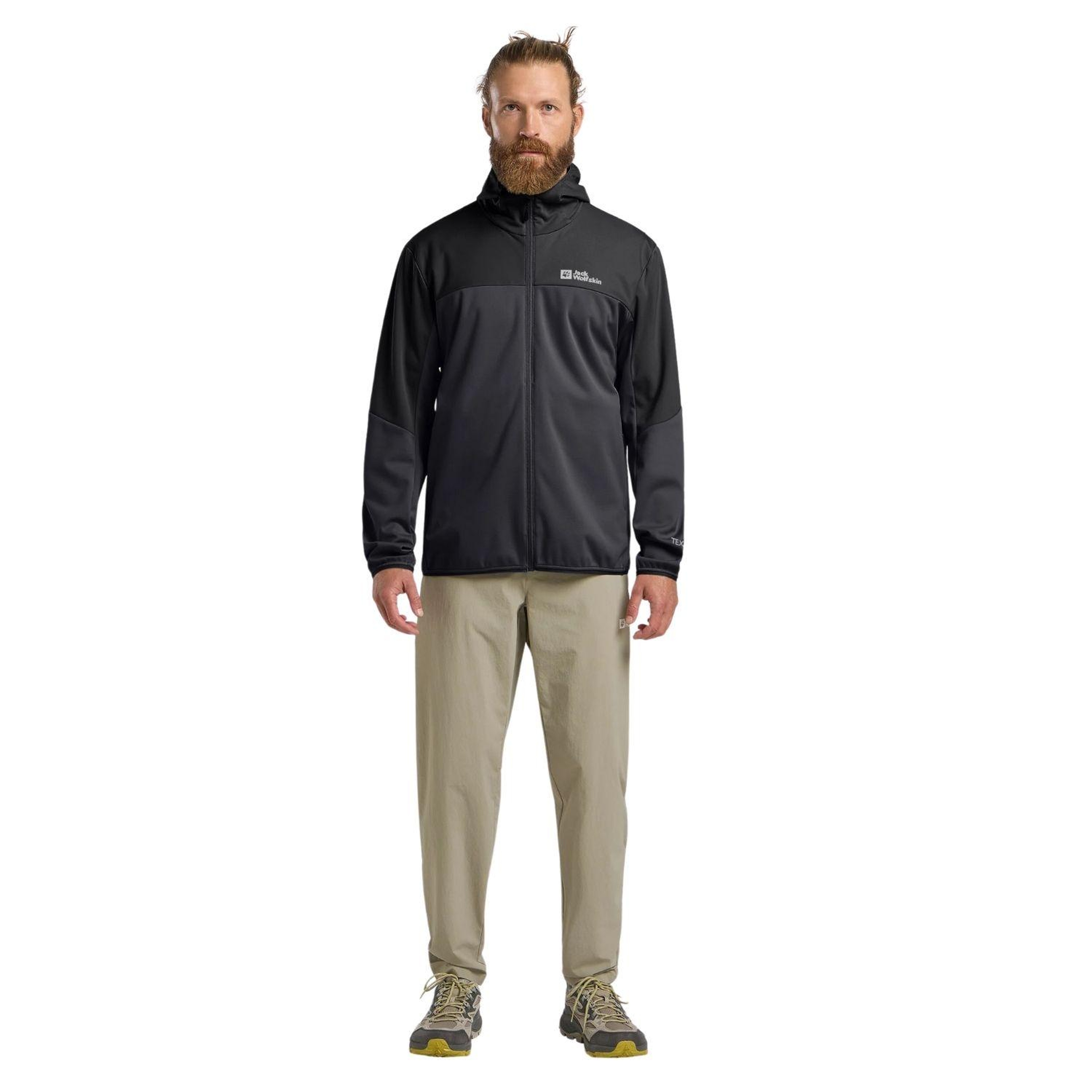 Jack Wolfskin Feldberg Hoody Erkek Gri Softshell
