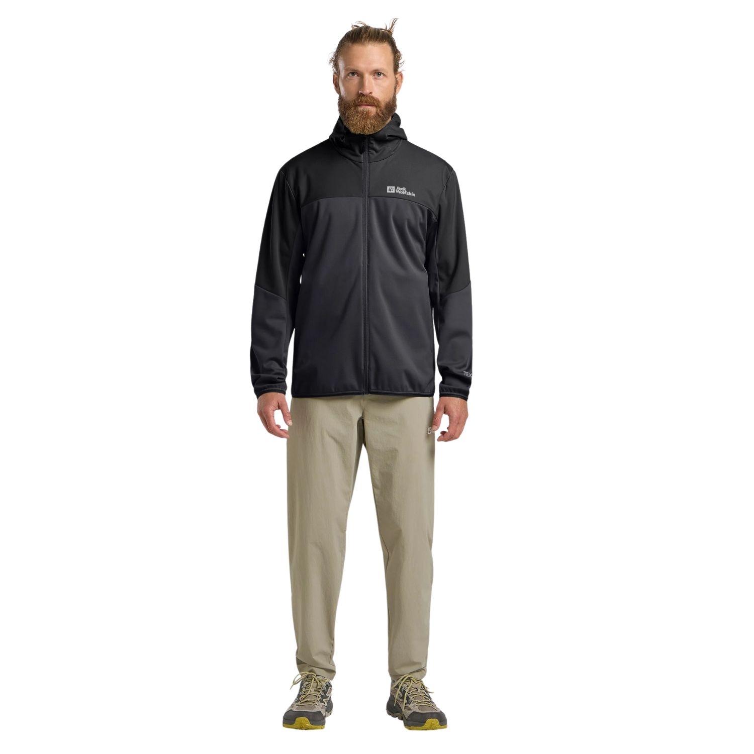 Jack Wolfskin Feldberg Hoody Erkek Gri Softshell