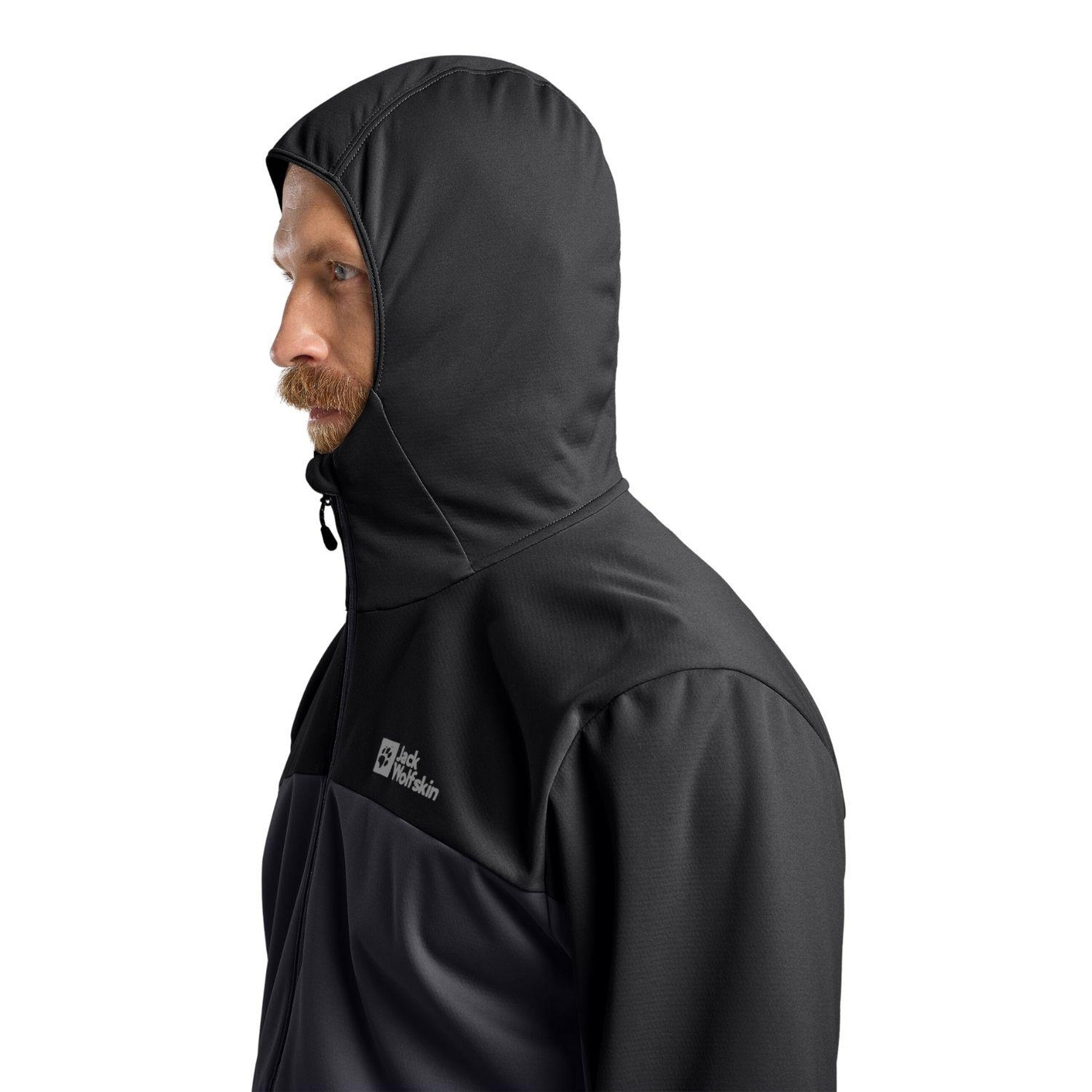 Jack Wolfskin Feldberg Hoody Erkek Gri Softshell