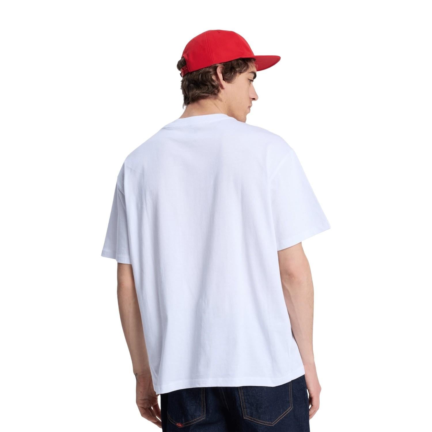 Quiksilver Dna Clicker Erkek Beyaz Tişört
