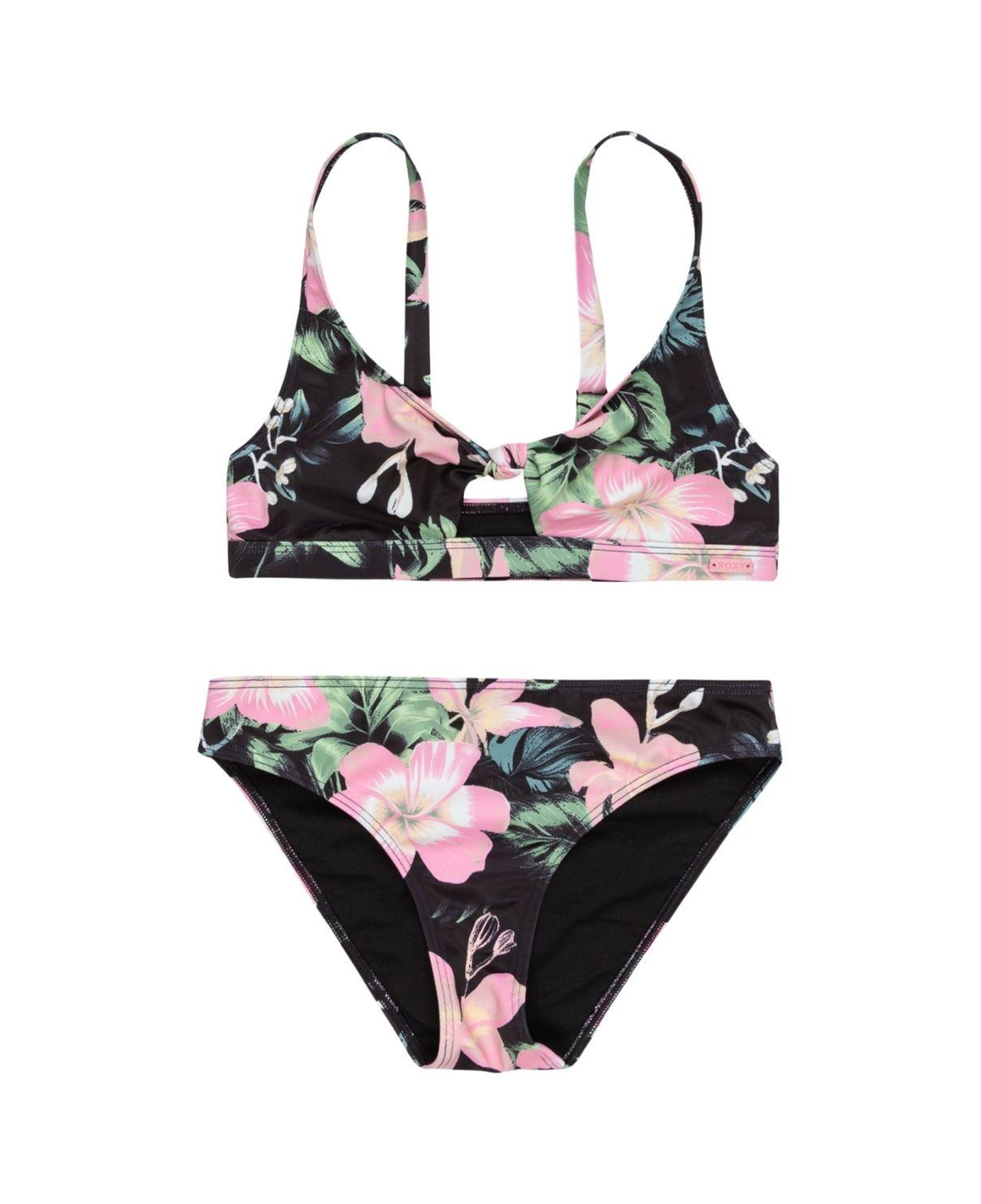 Roxy Shadow Floral Bralette Set Kız Çocuk Bikini