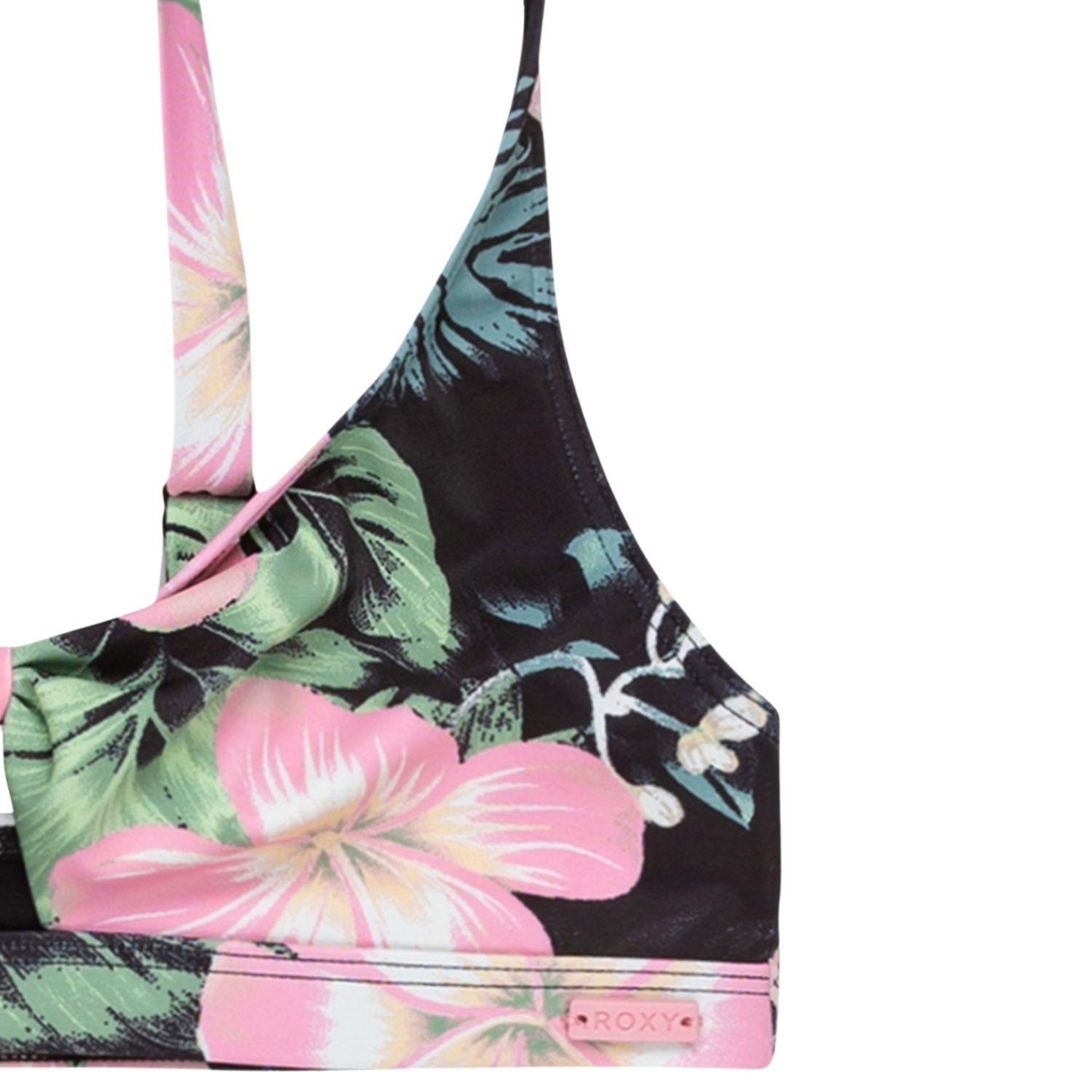 Roxy Shadow Floral Bralette Set Kız Çocuk Bikini
