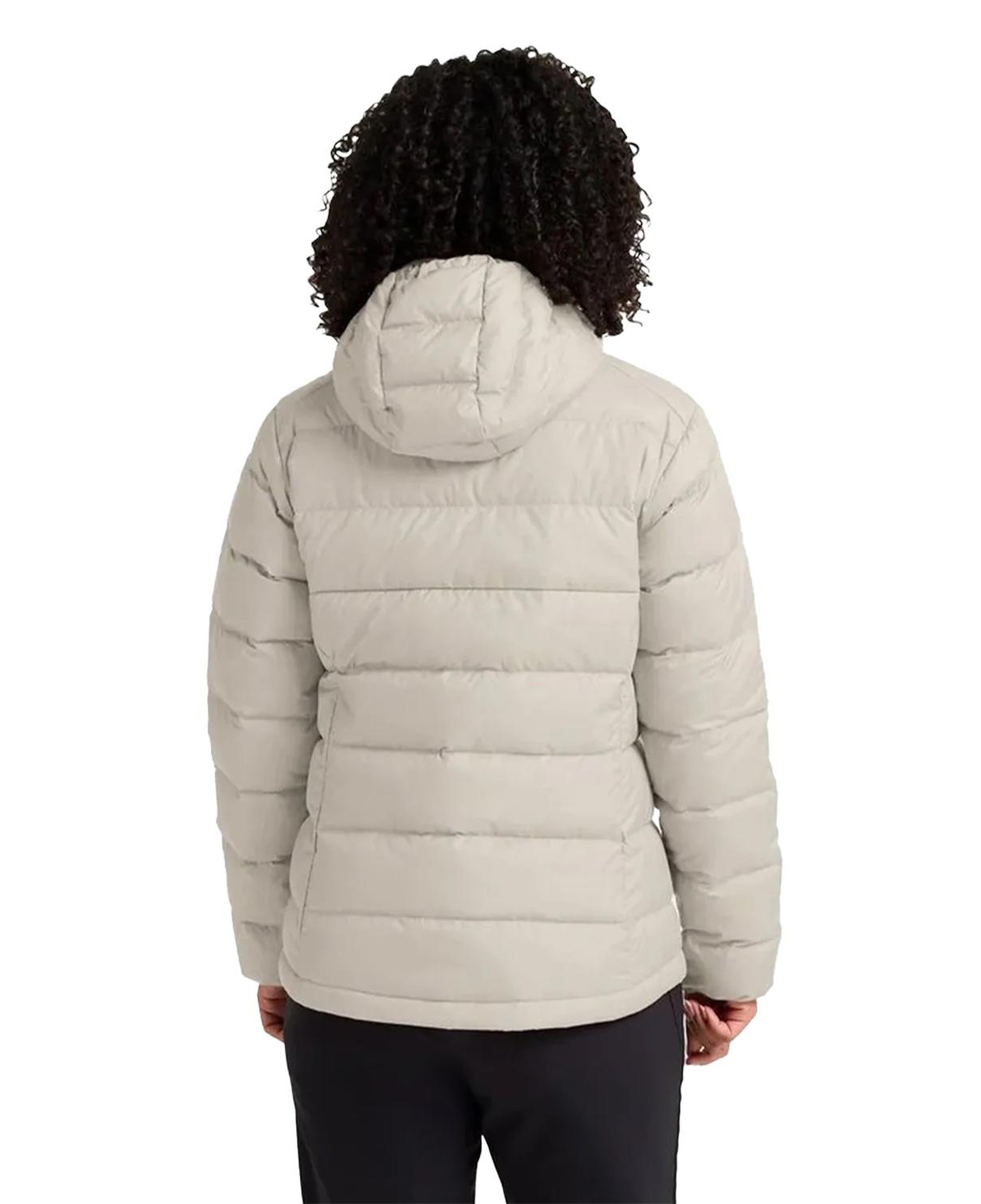Jack Wolfskin Ather Do Hoody Rds Kadın Bej Outdoor Ceketi