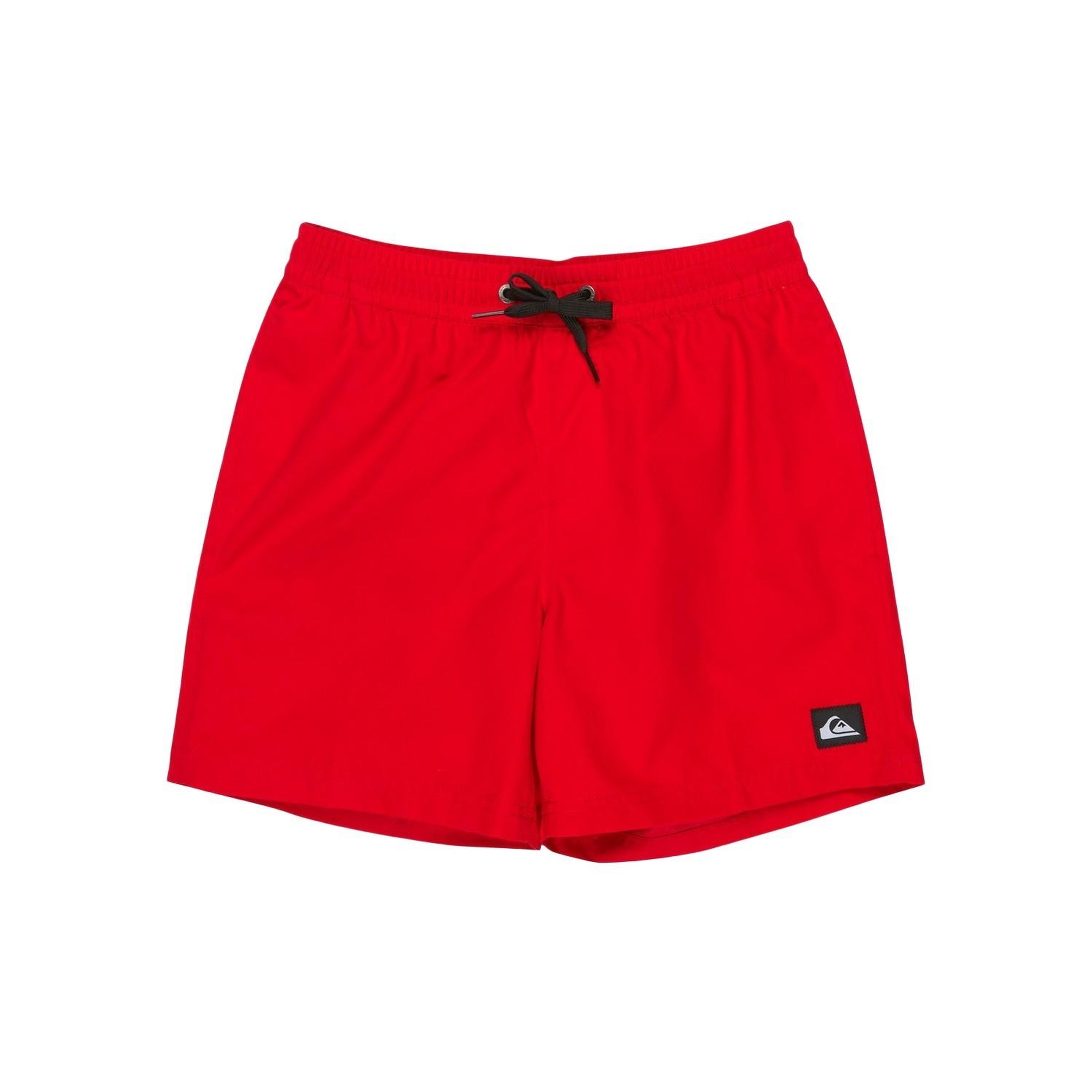 Quiksilver Evd Solid Erkek Çocuk Kırmızı Volley Short