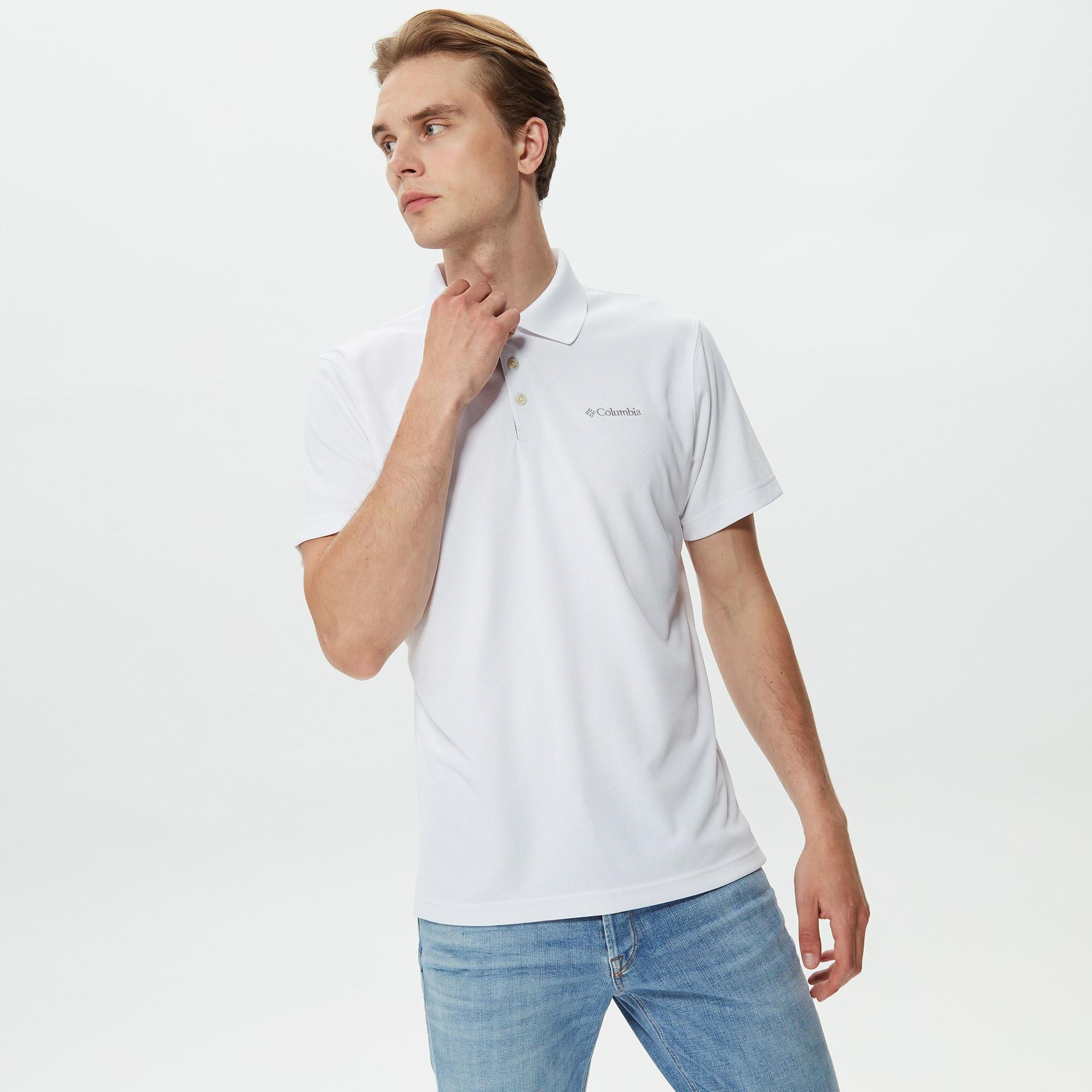 Columbia Utilizer Erkek Beyaz Polo