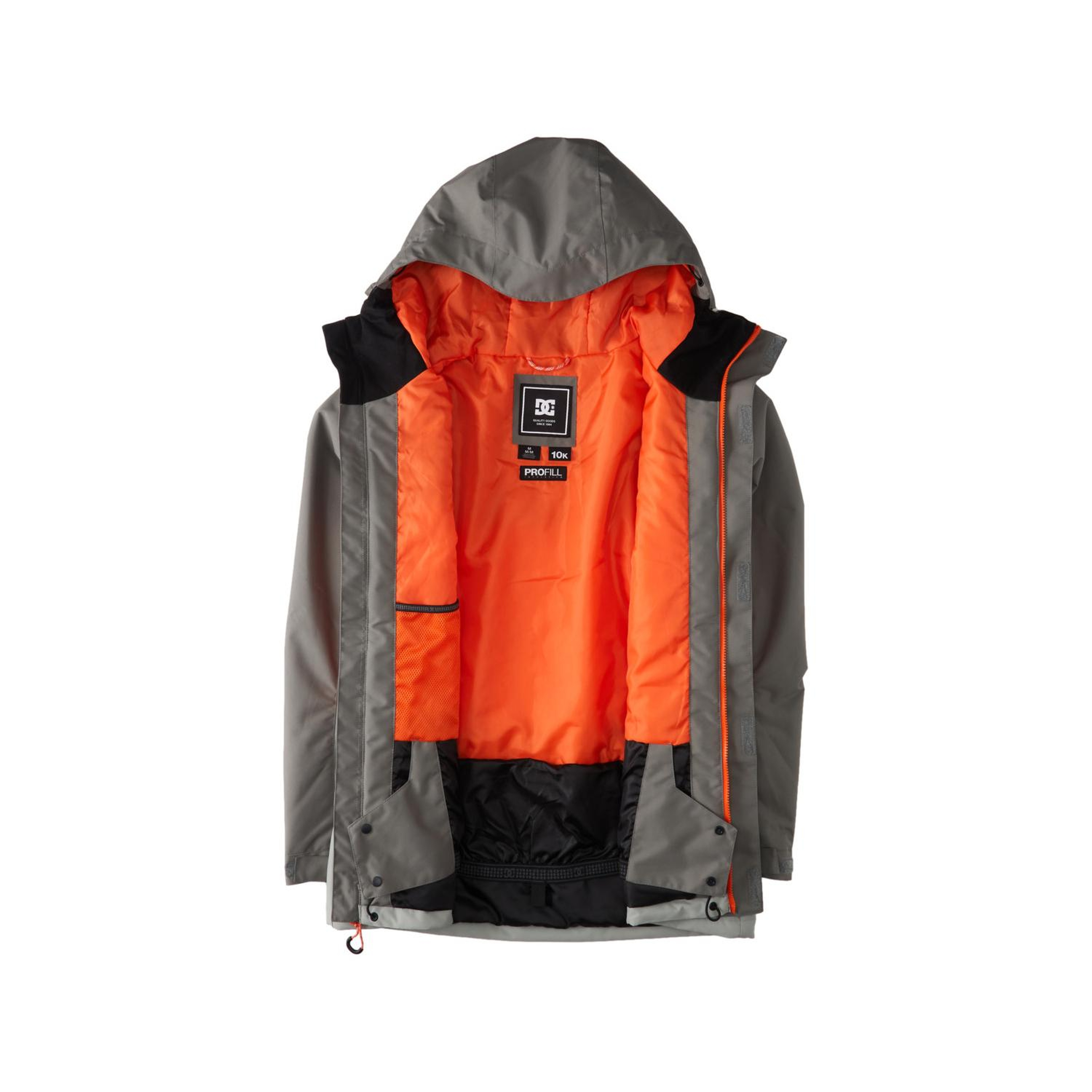 Dc Defy Erkek Gri Snowboard Ceketi