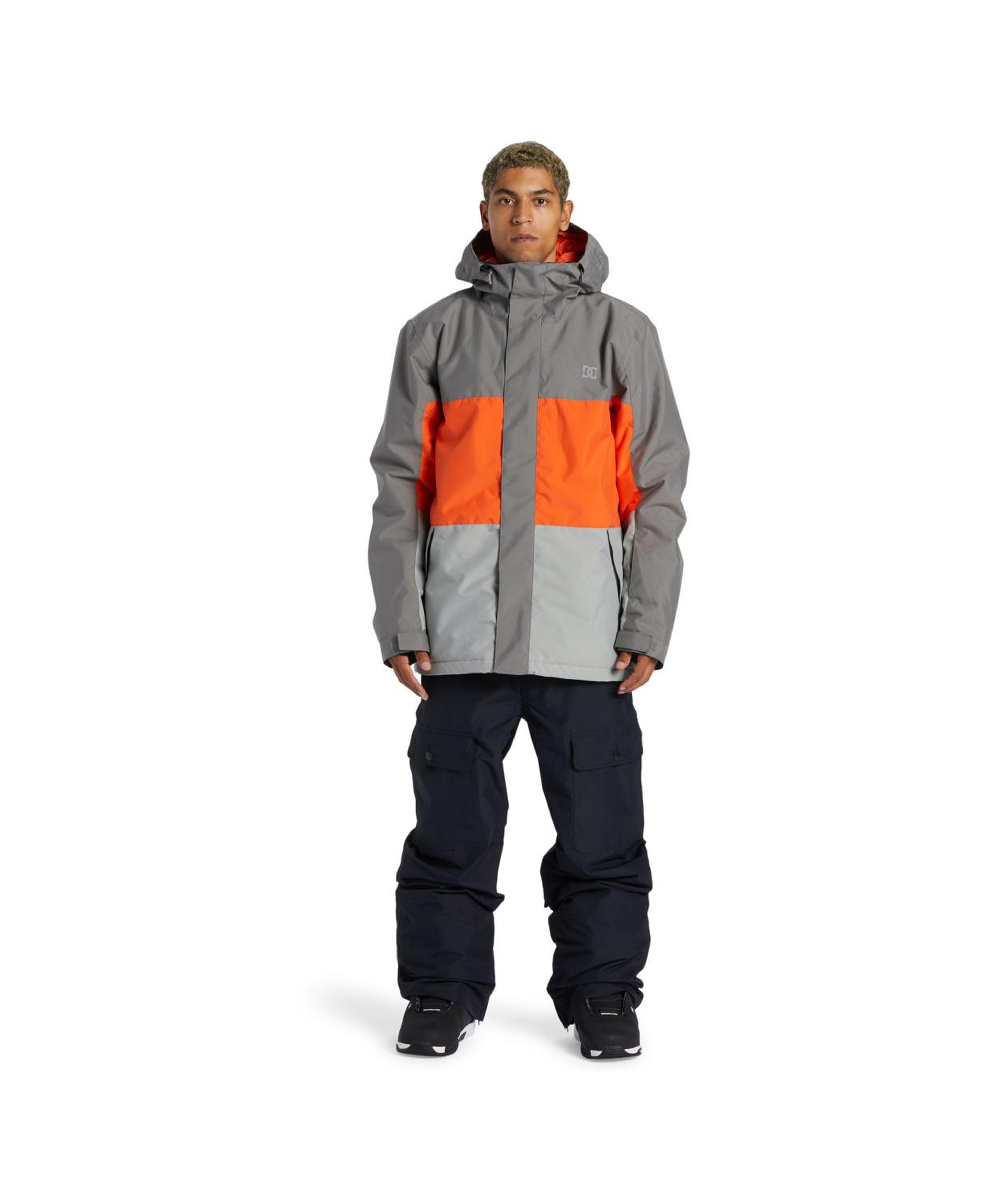 Dc Defy Erkek Gri Snowboard Ceketi