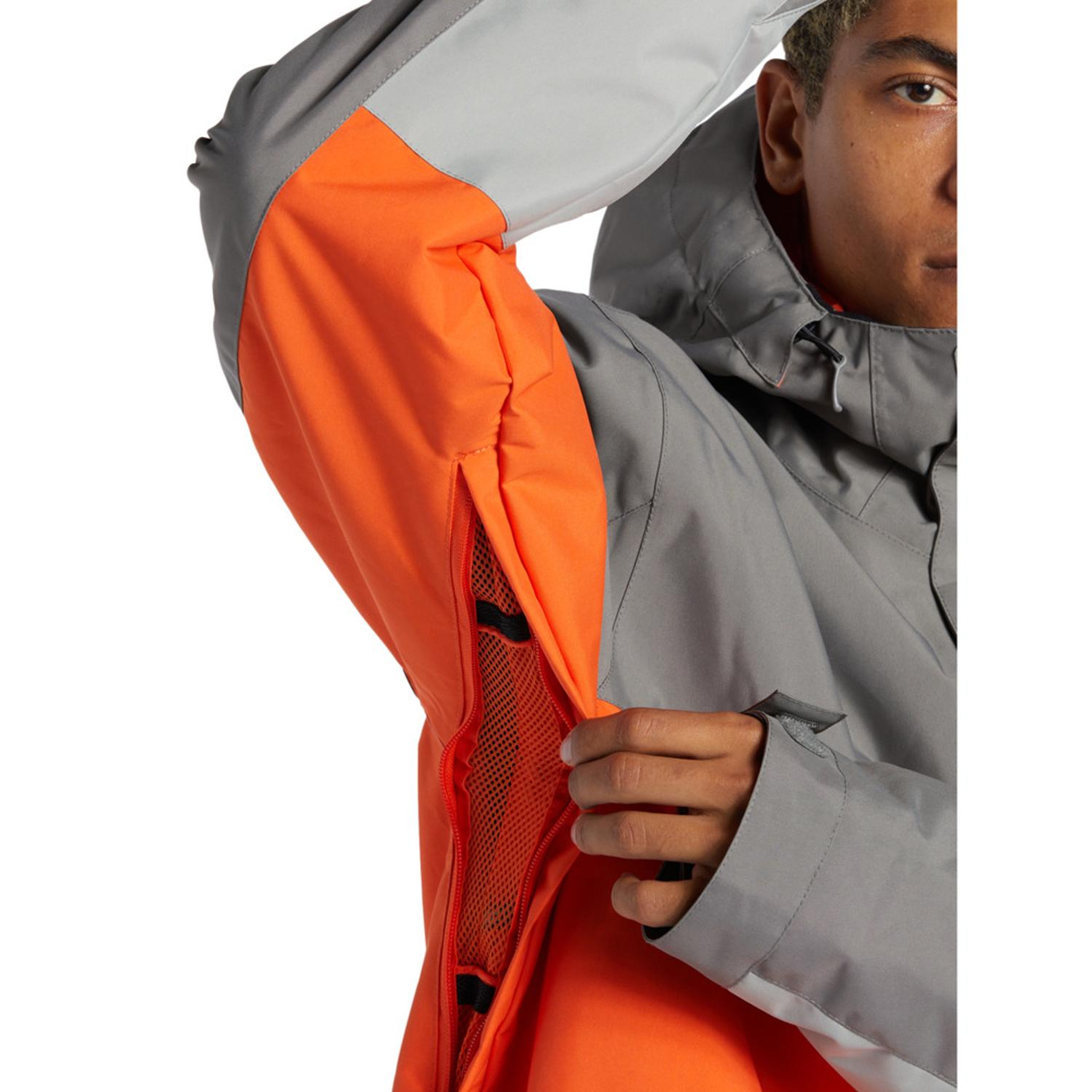 Dc Defy Erkek Gri Snowboard Ceketi