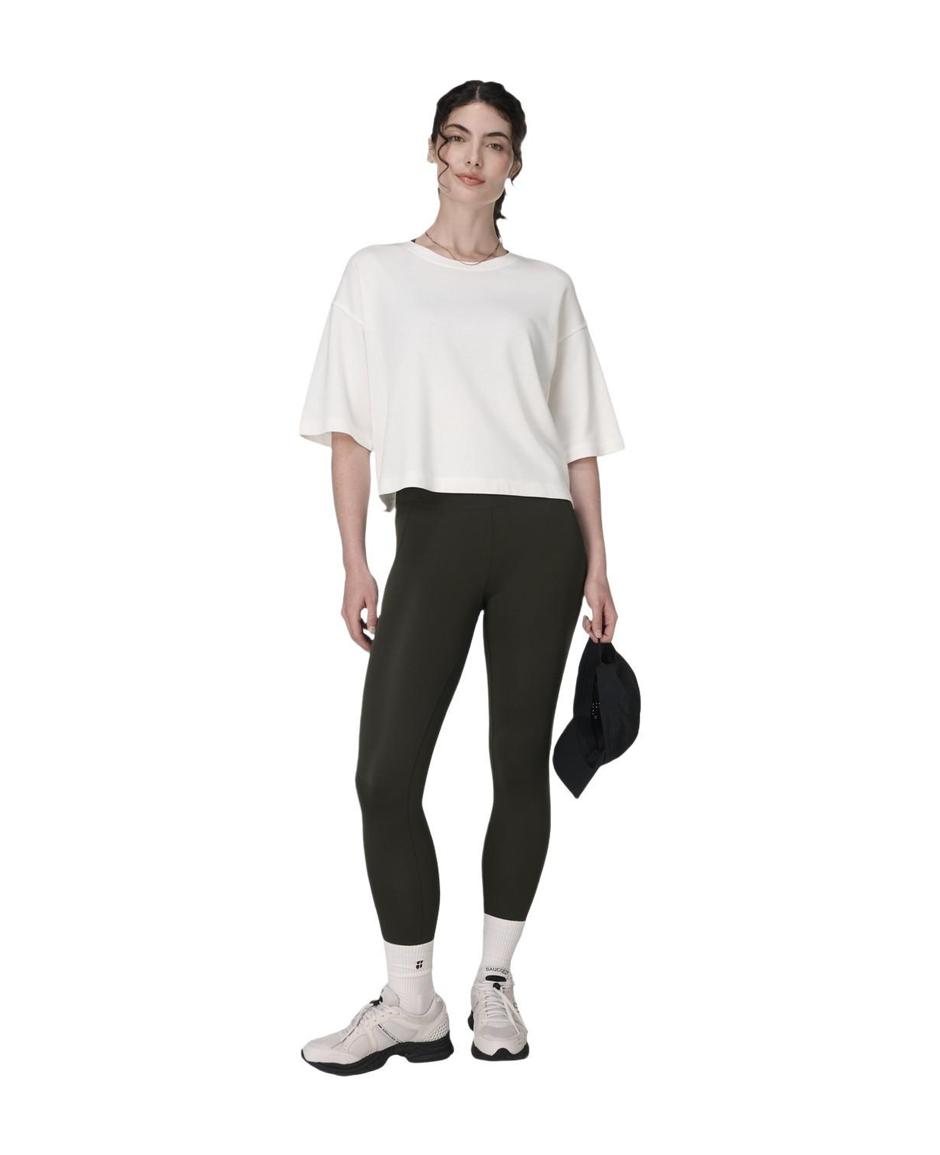 Sweaty Betty All Day 78 Leggings Kadın Yeşil Tayt