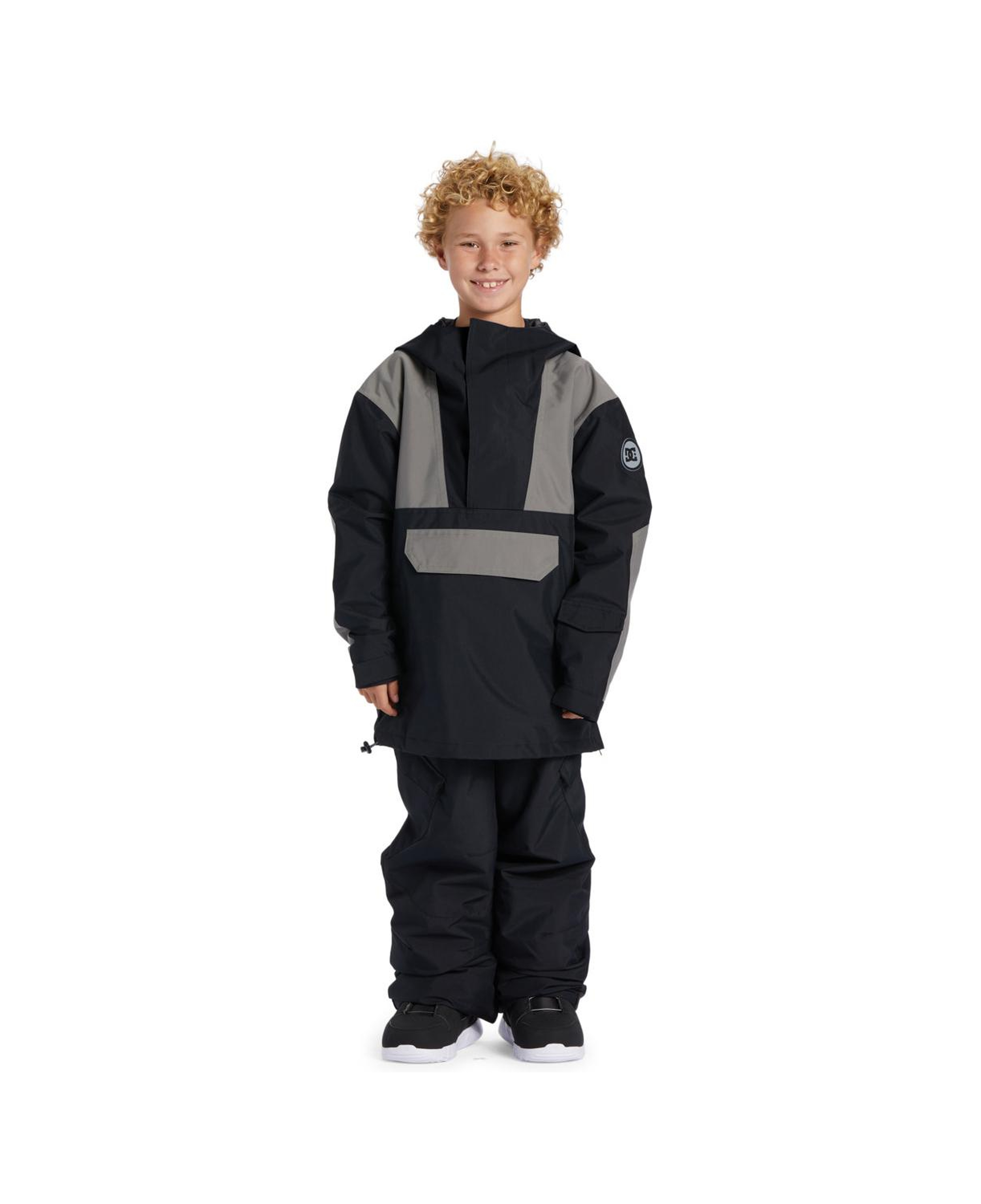 Dc Dc-43 Youth Anorak Erkek Çocuk Siyah Snowboard Ceketi