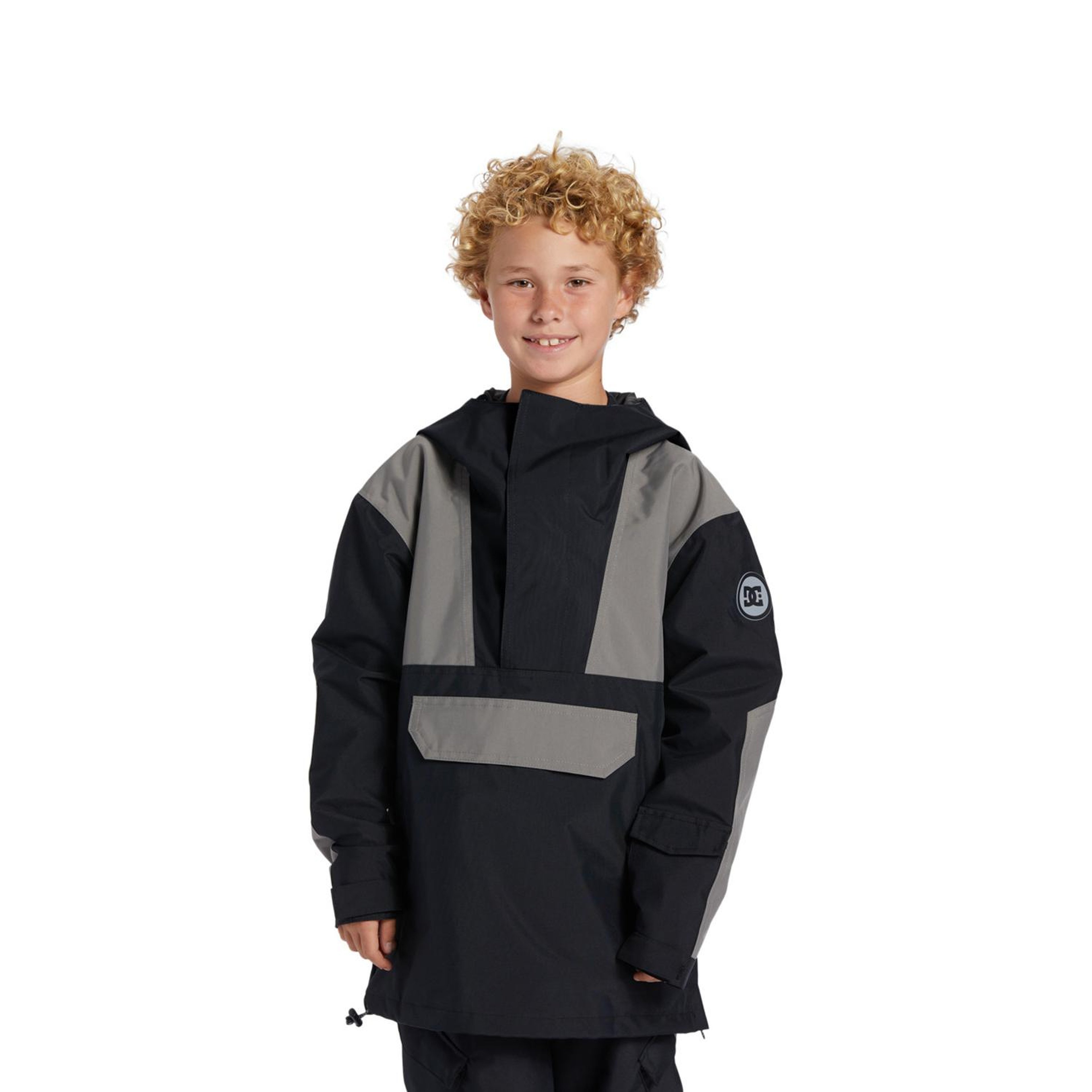 Dc Dc-43 Youth Anorak Erkek Çocuk Siyah Snowboard Ceketi