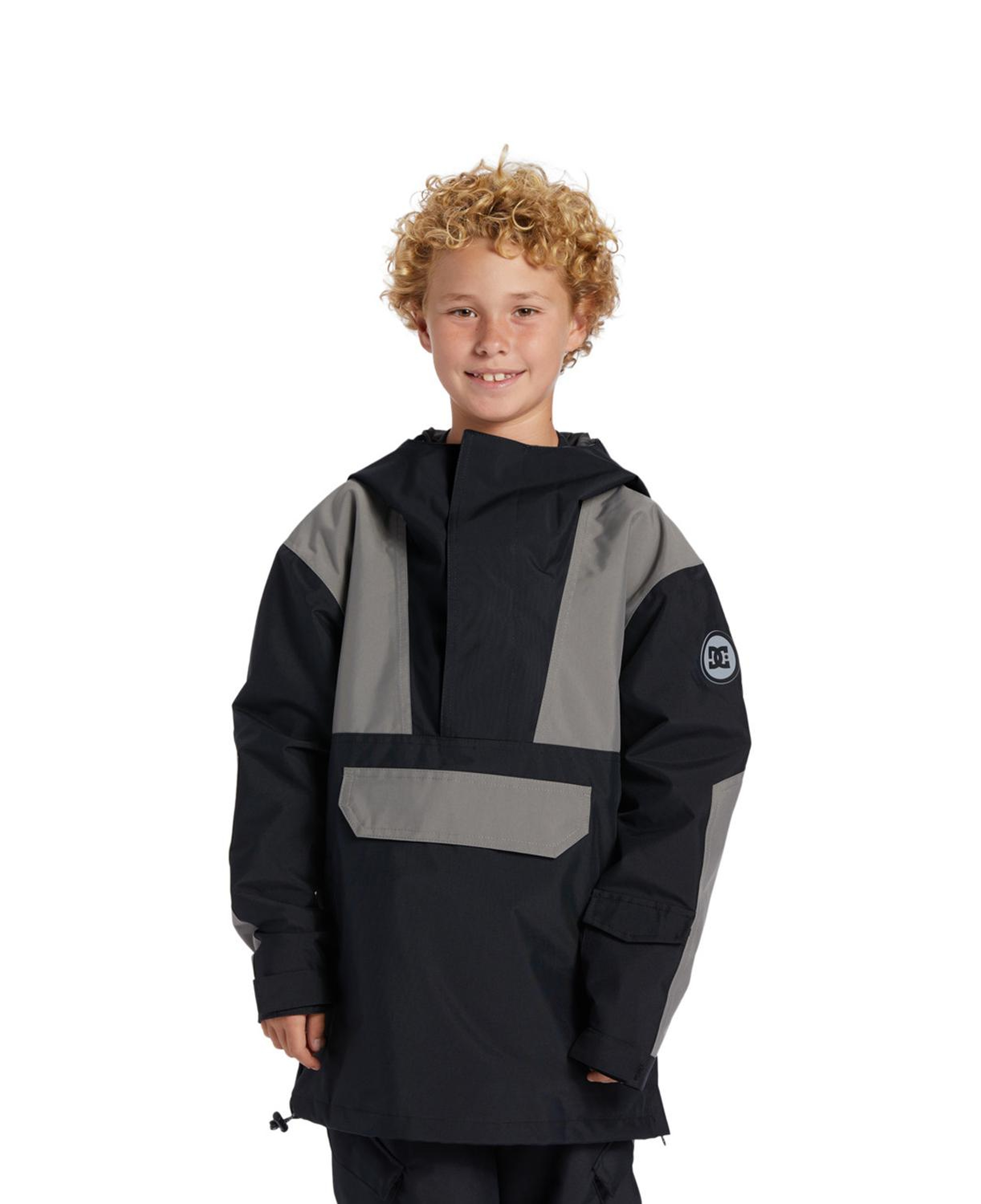 Dc Dc-43 Youth Anorak Erkek Çocuk Siyah Snowboard Ceketi