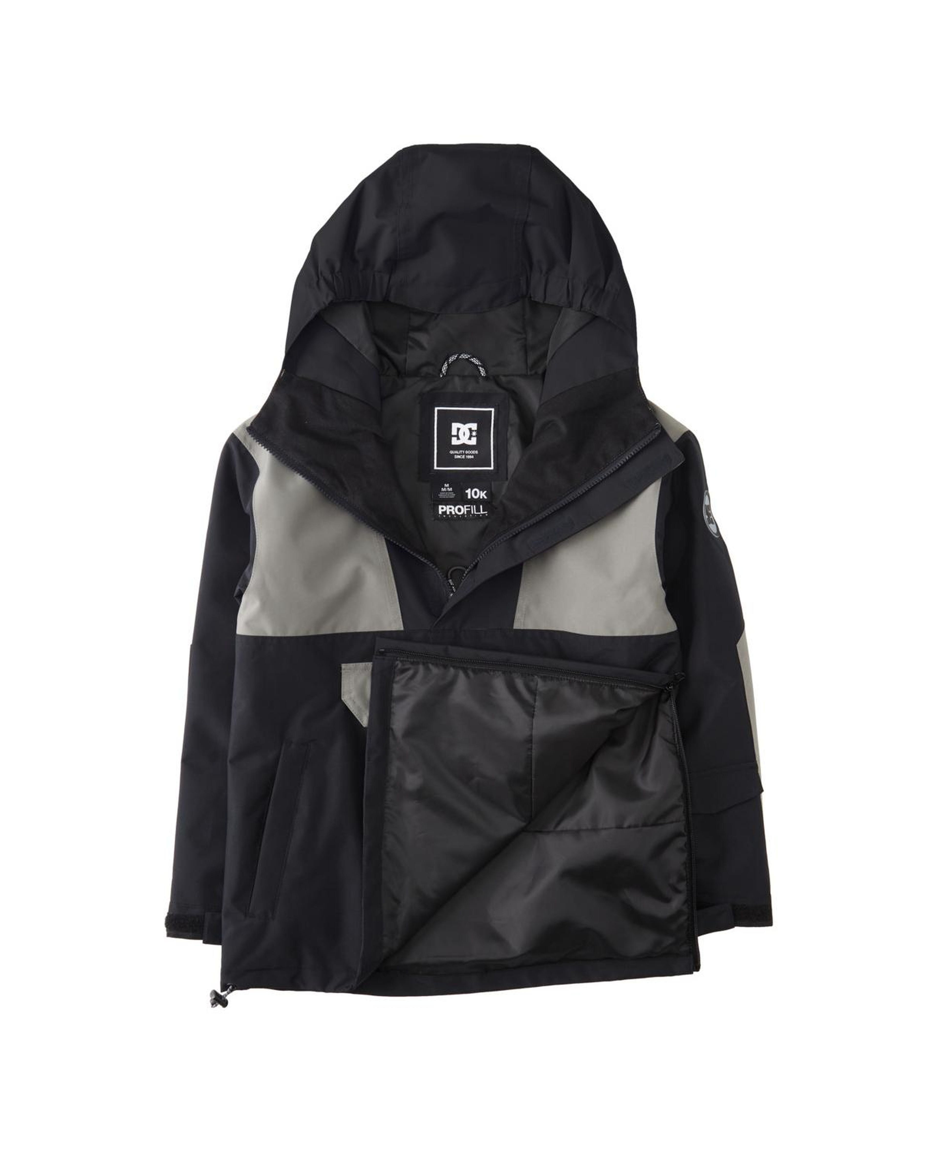Dc Dc-43 Youth Anorak Erkek Çocuk Siyah Snowboard Ceketi