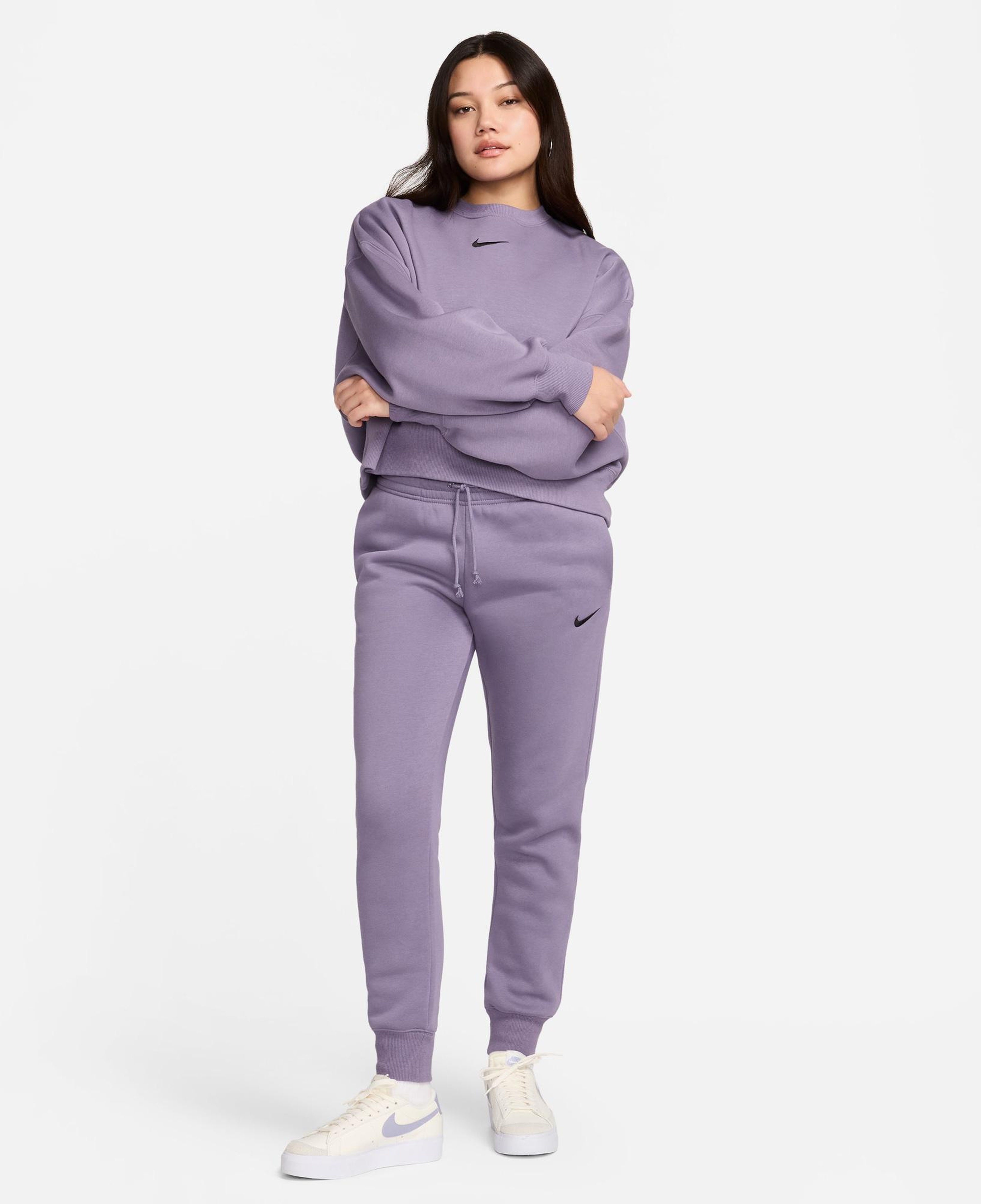 Nike Sportswear Phoenix Fleece Kadın Mor Eşofman Altı