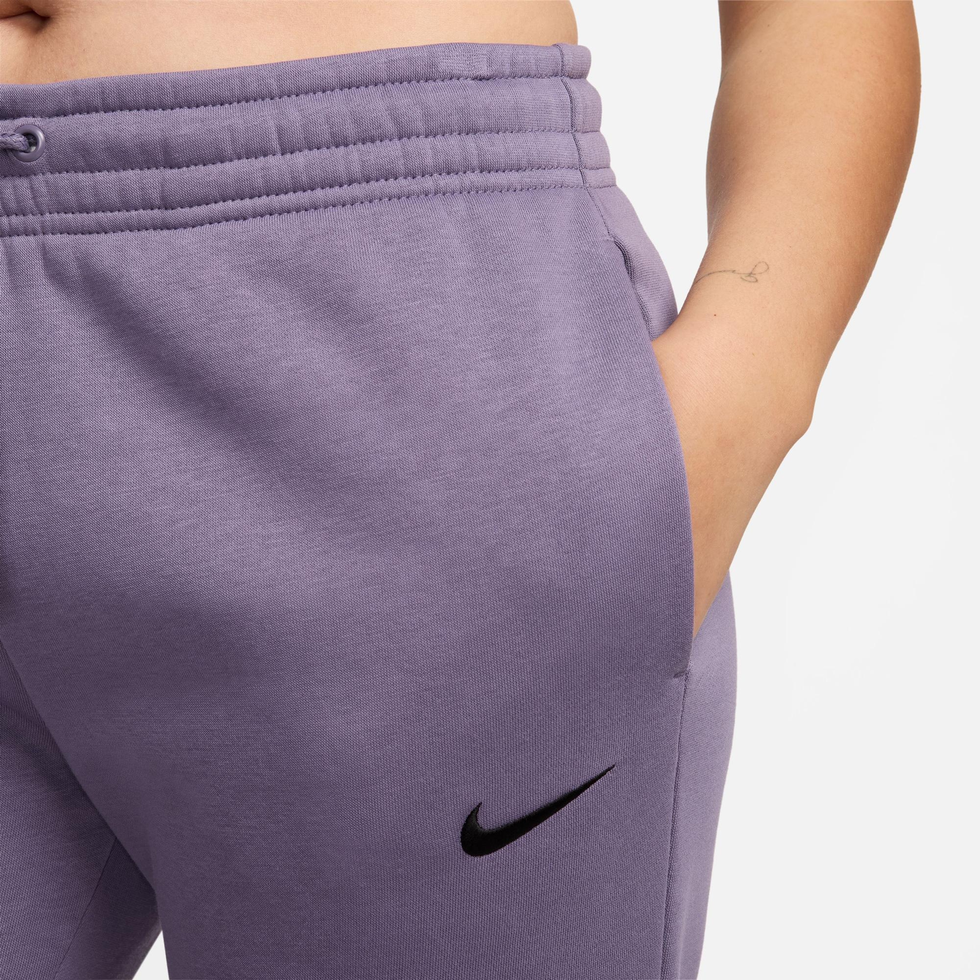 Nike Sportswear Phoenix Fleece Kadın Mor Eşofman Altı