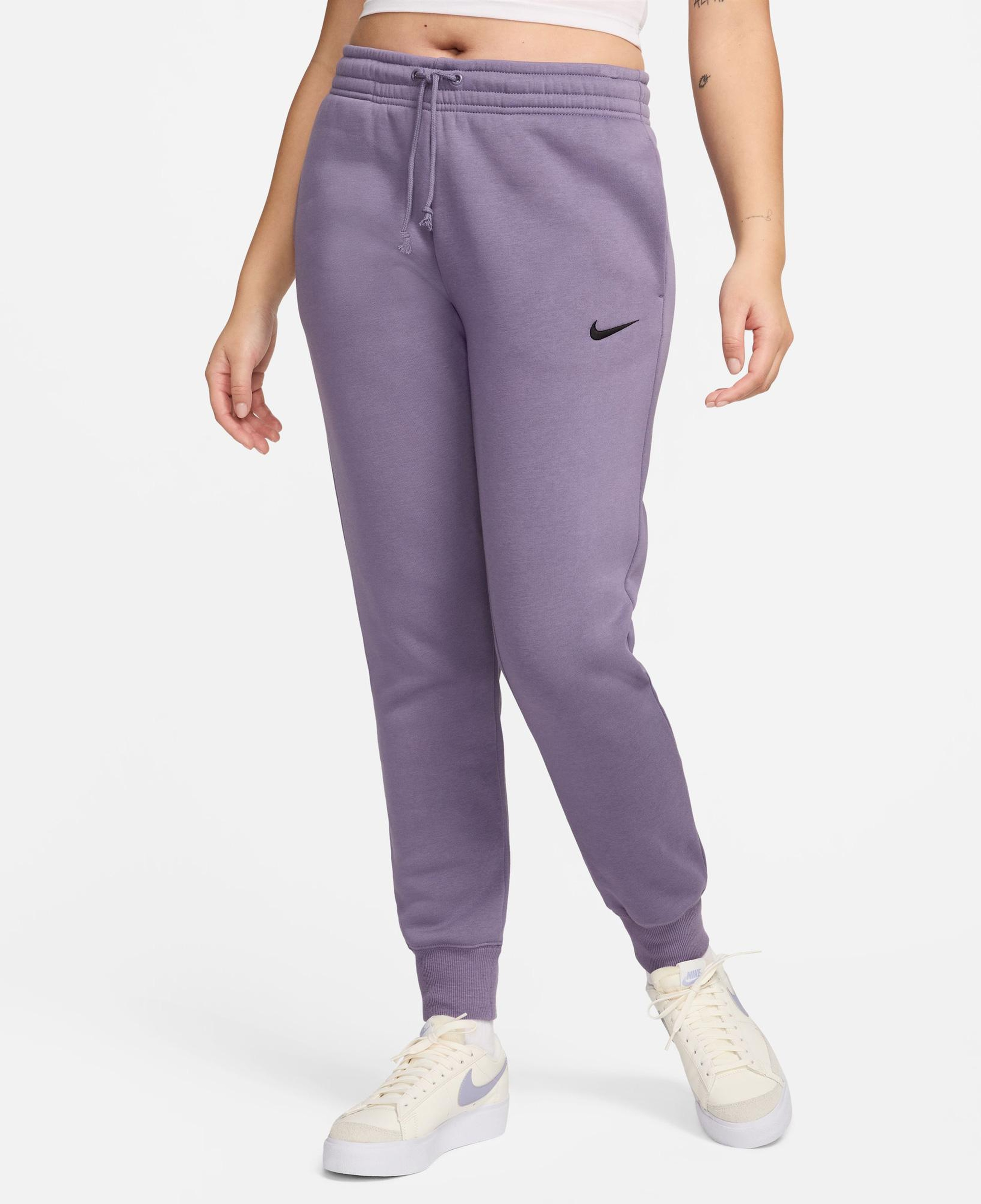 Nike Sportswear Phoenix Fleece Kadın Mor Eşofman Altı