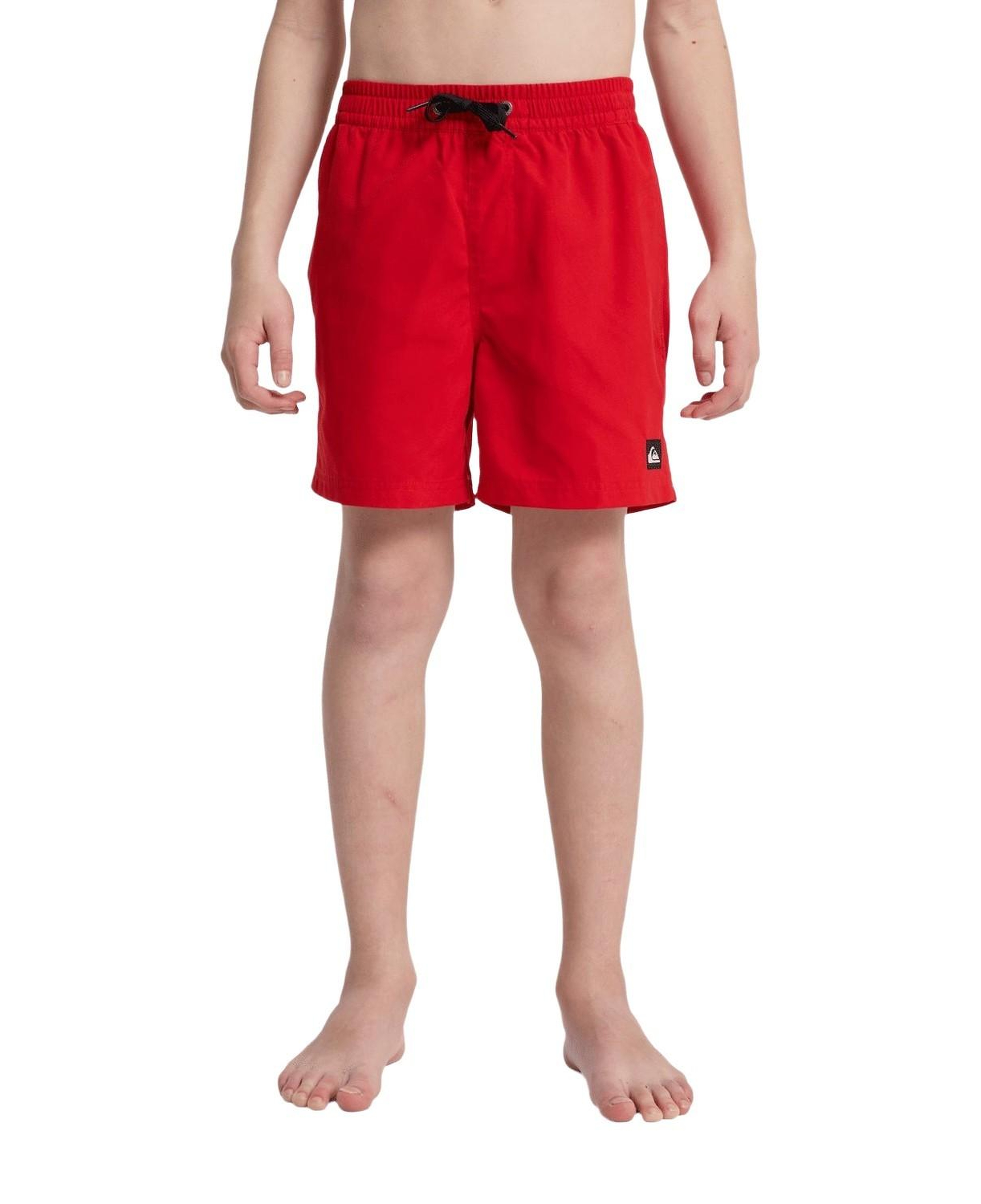 Quiksilver Evd Solid Erkek Çocuk Kırmızı Volley Short