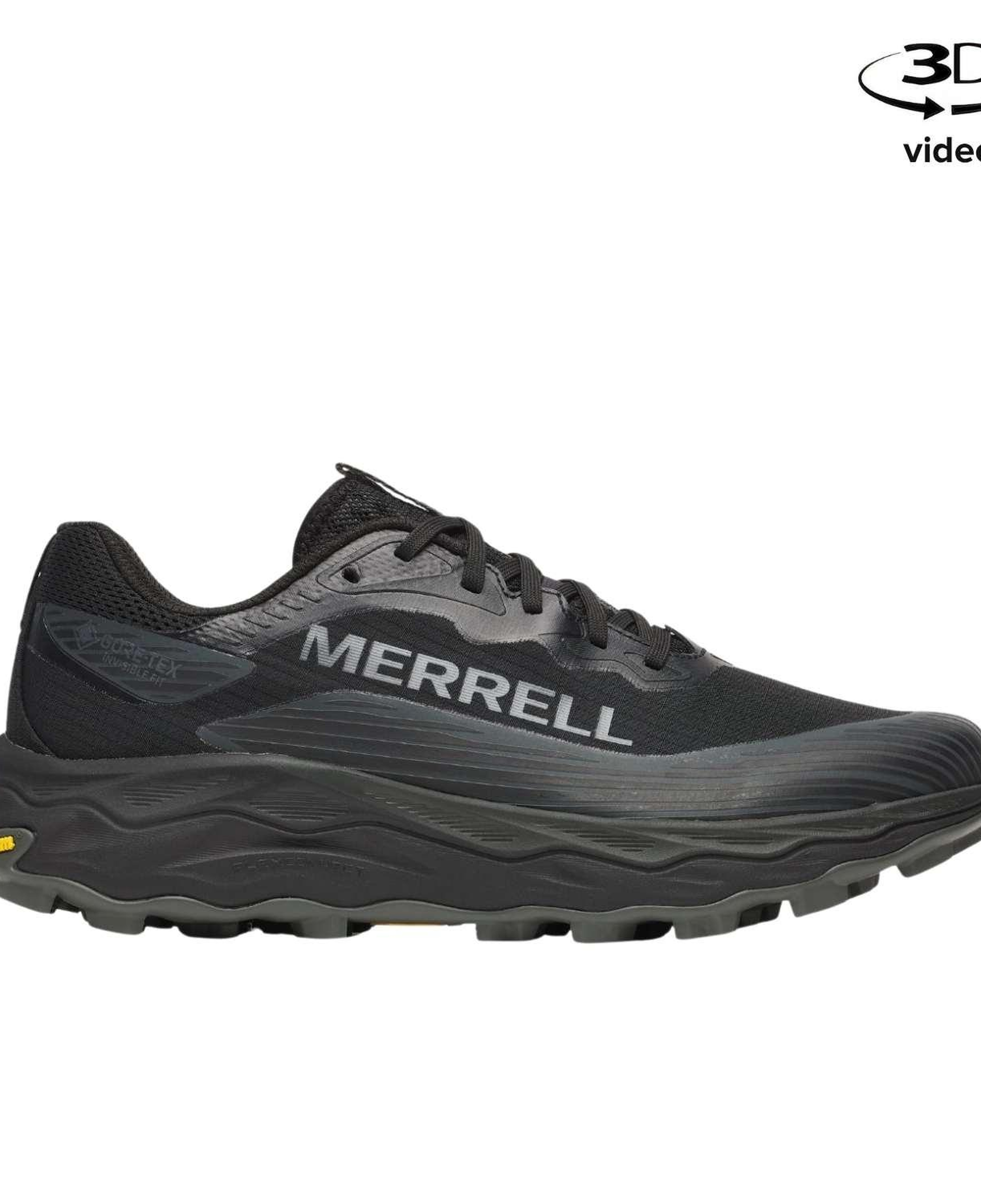 Merrell Agility Peak 6 Gore-Tex Erkek Siyah Patika Koşusu Ayakkabısı