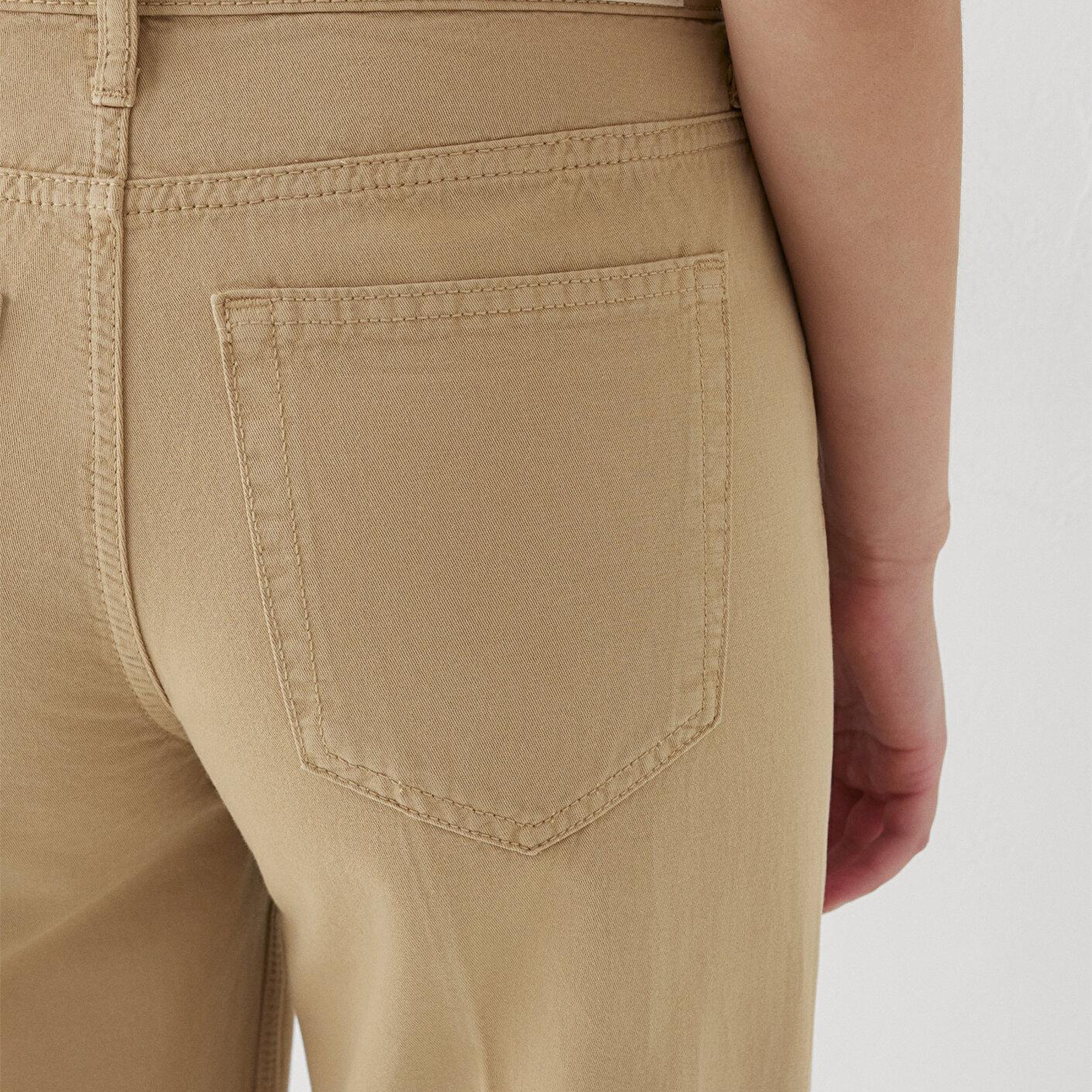 Mavi Tiya Mavi Edition Camel Gabardin Pantolon 1018900-A4201