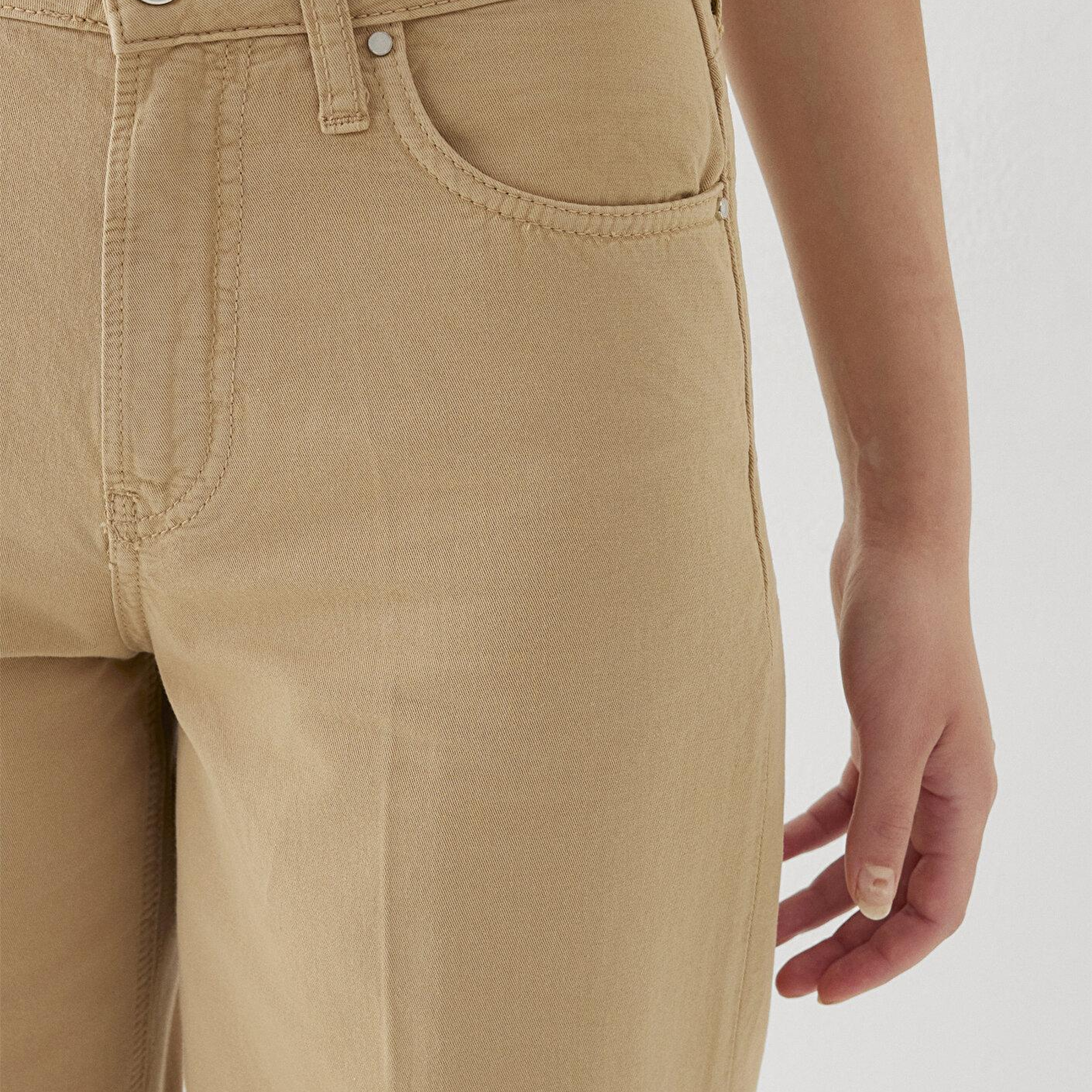 Mavi Tiya Mavi Edition Camel Gabardin Pantolon 1018900-A4201