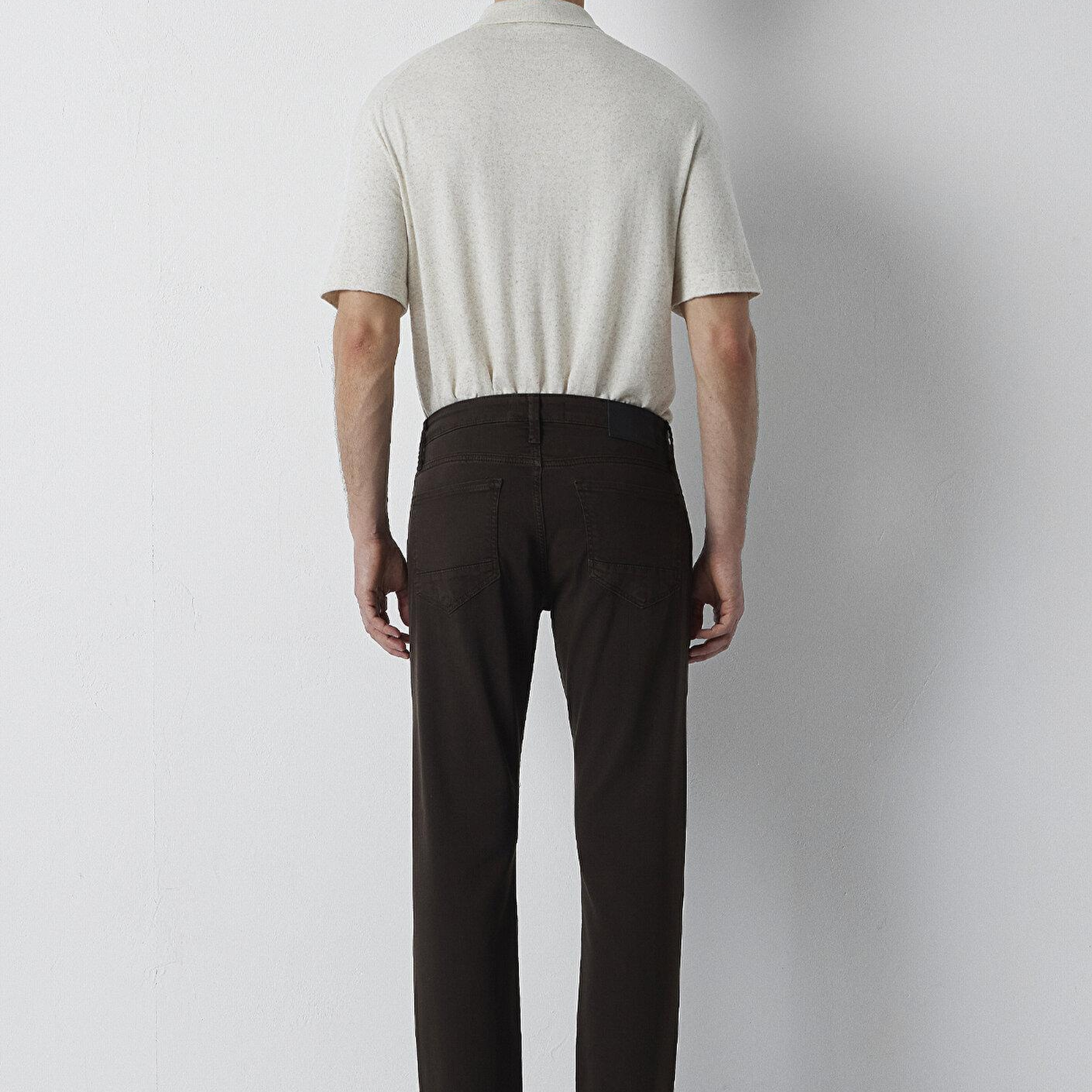 Mavi Hunter Kahverengi Gabardin Pantolon 00202A4173