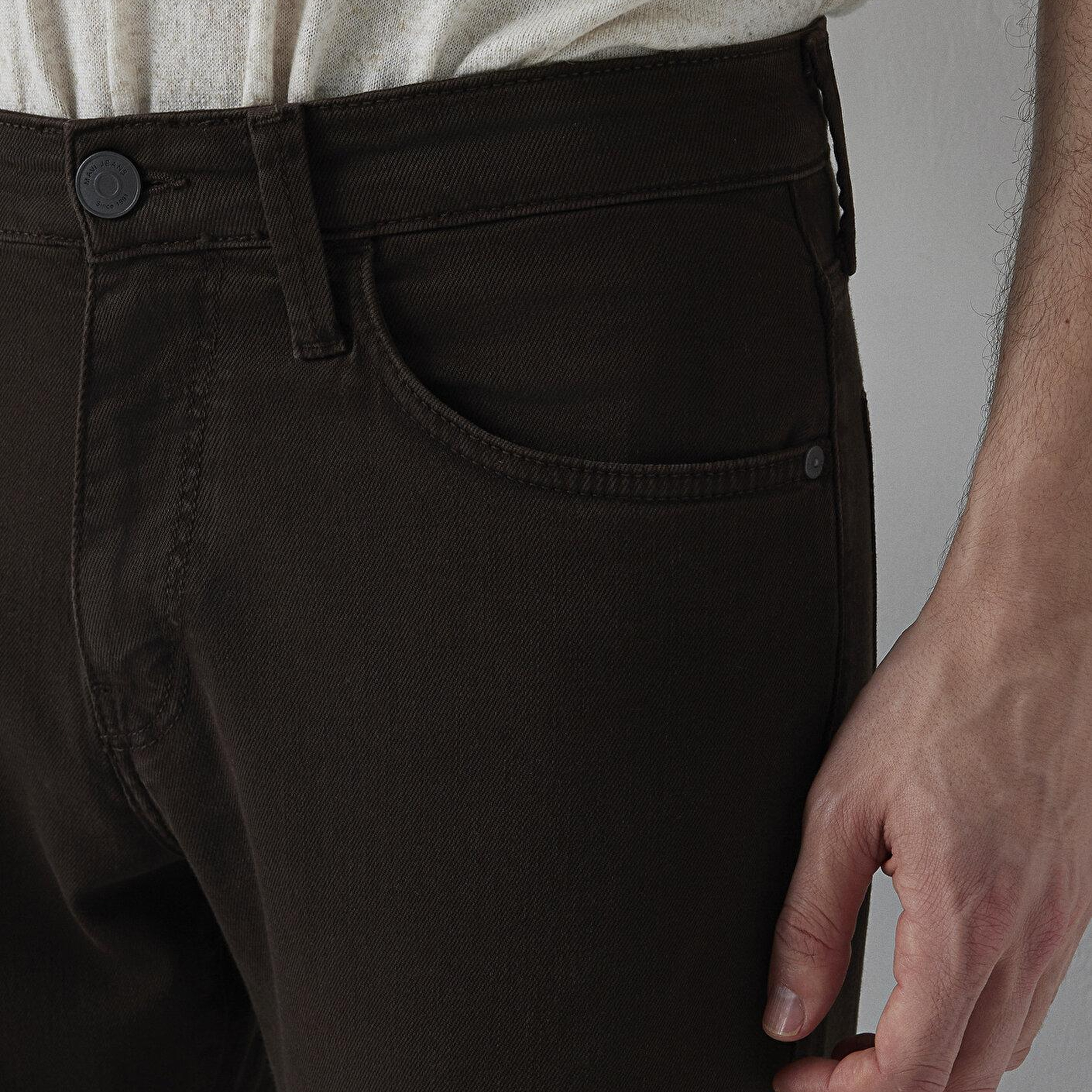 Mavi Hunter Kahverengi Gabardin Pantolon 00202A4173