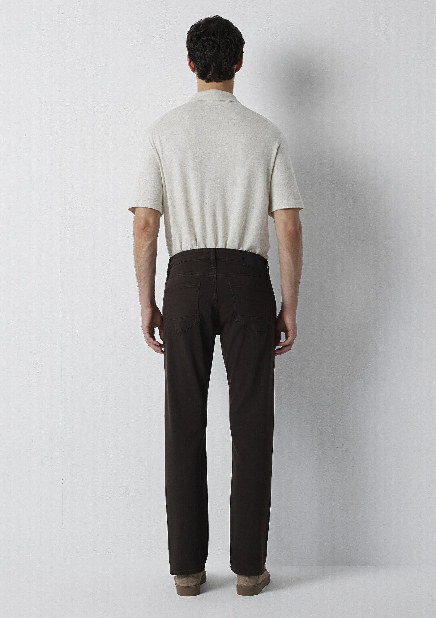 Mavi Hunter Kahverengi Gabardin Pantolon 00202A4173