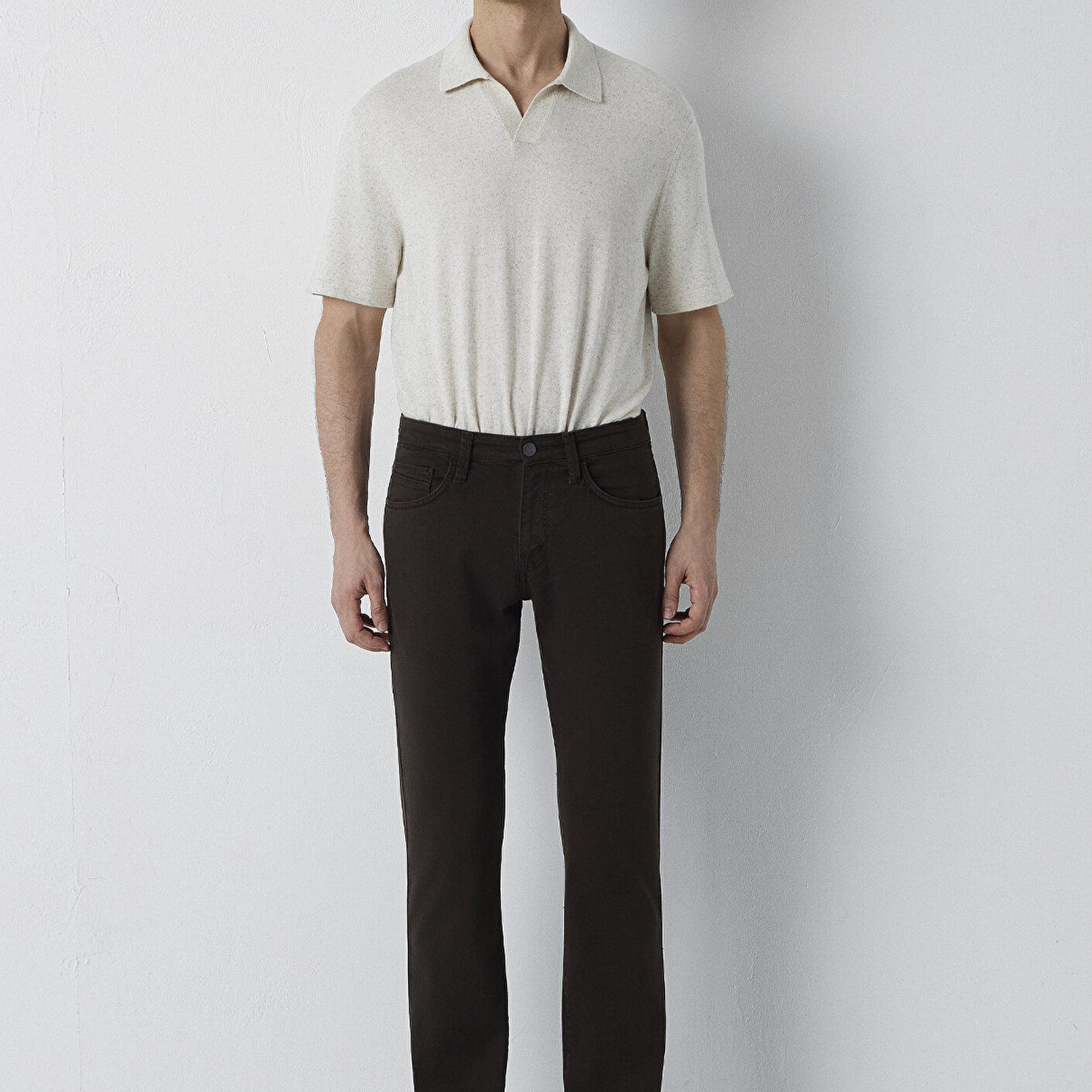 Mavi Hunter Kahverengi Gabardin Pantolon 00202A4173