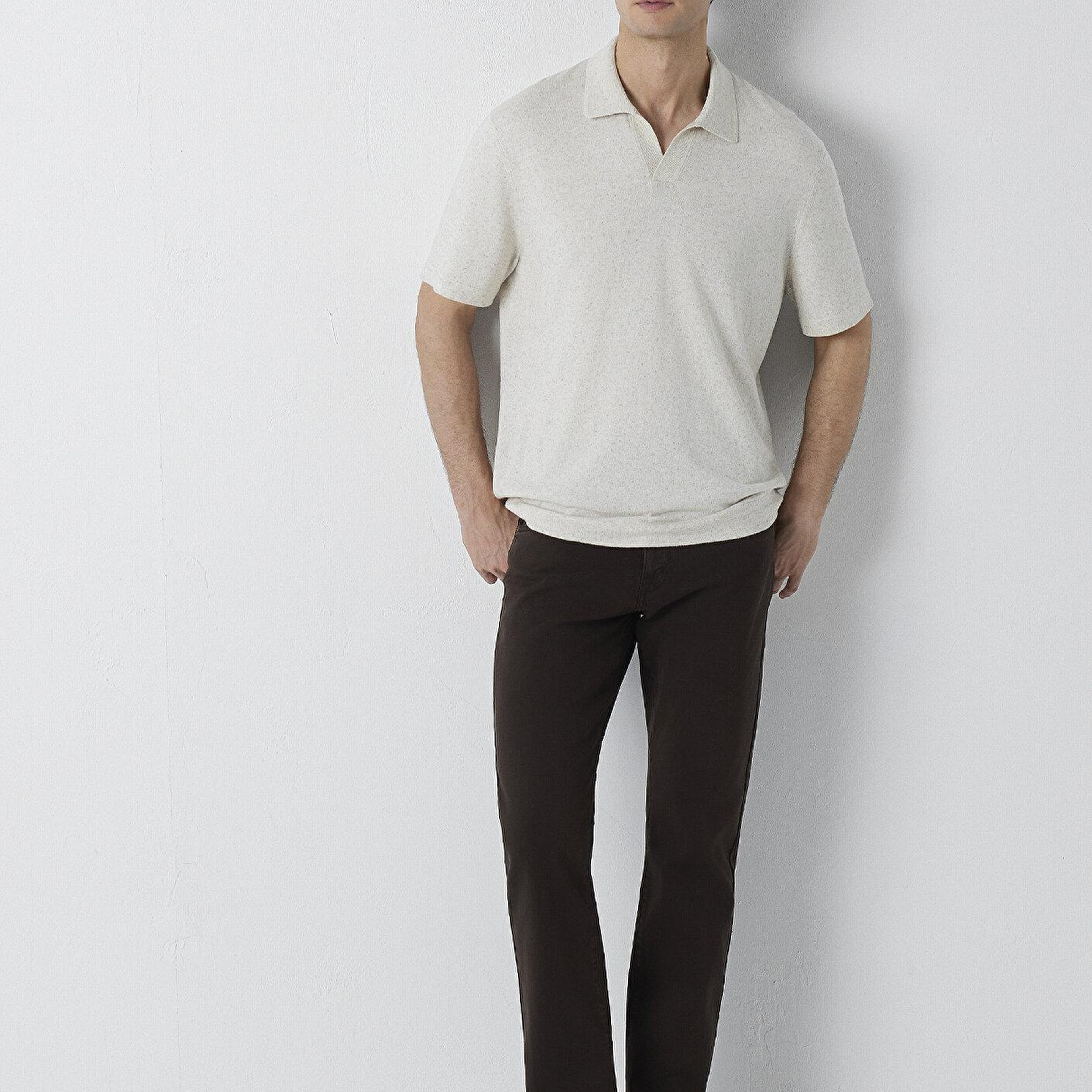 Mavi Hunter Kahverengi Gabardin Pantolon 00202A4173