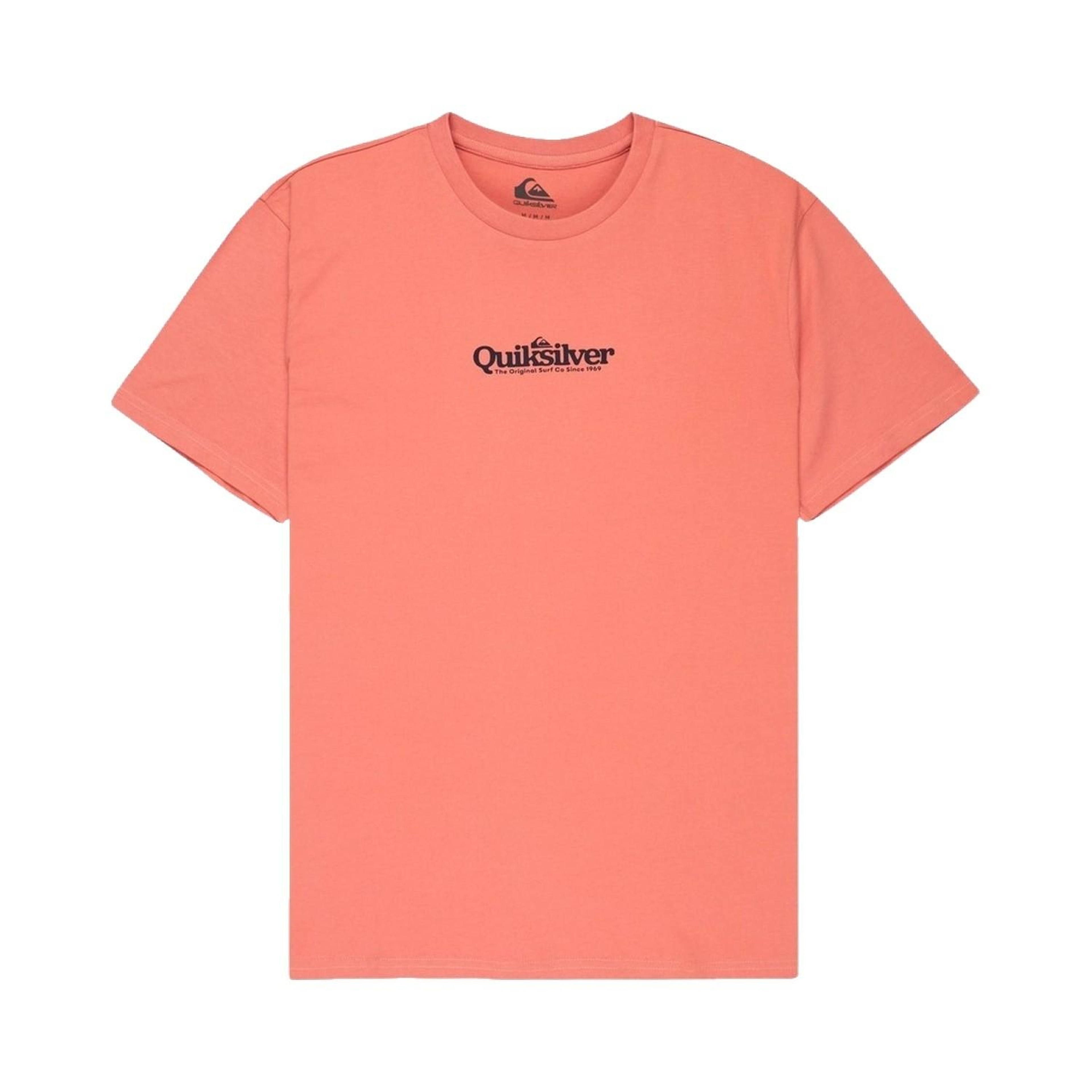 Quiksilver Fineline Erkek Pembe Tişört