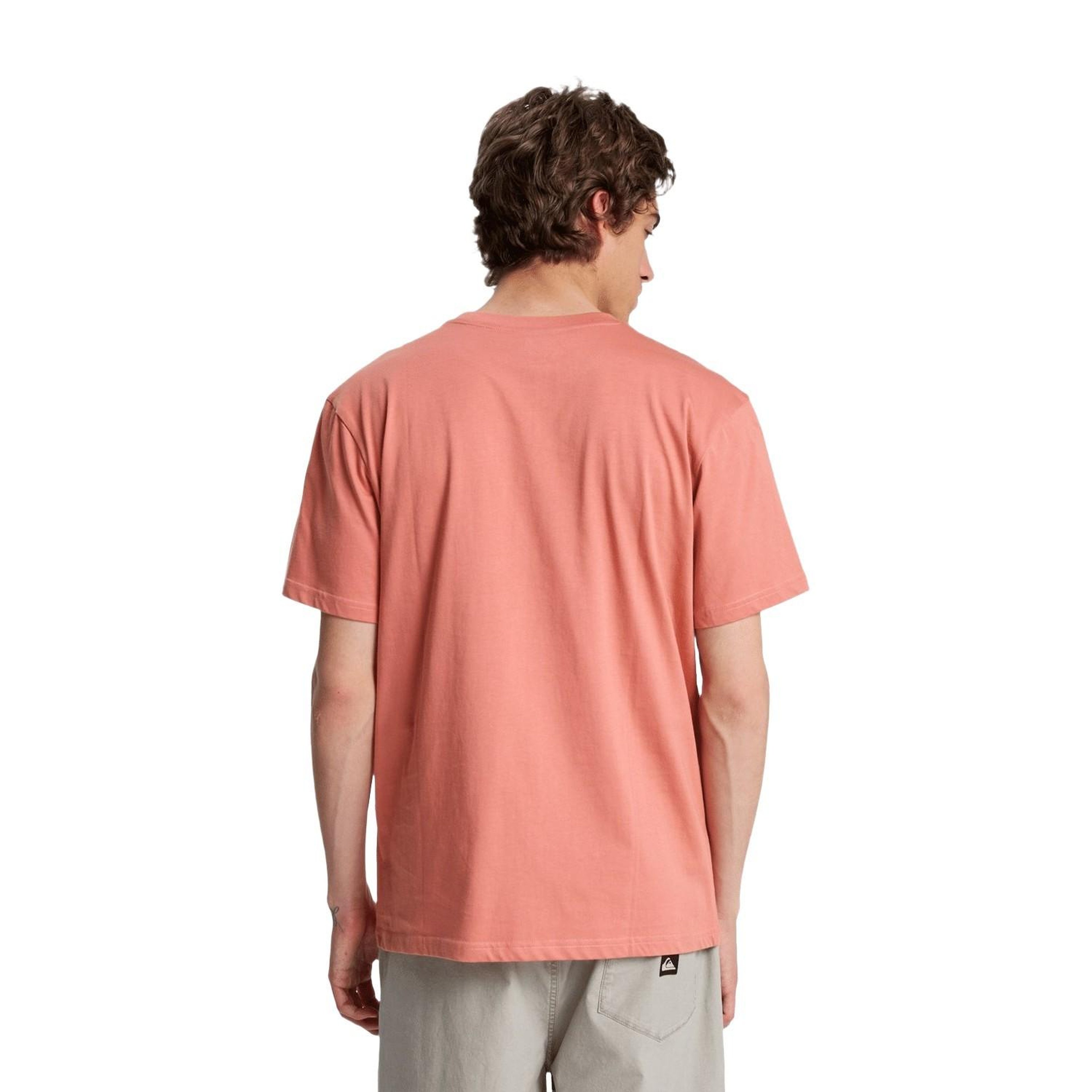 Quiksilver Fineline Erkek Pembe Tişört