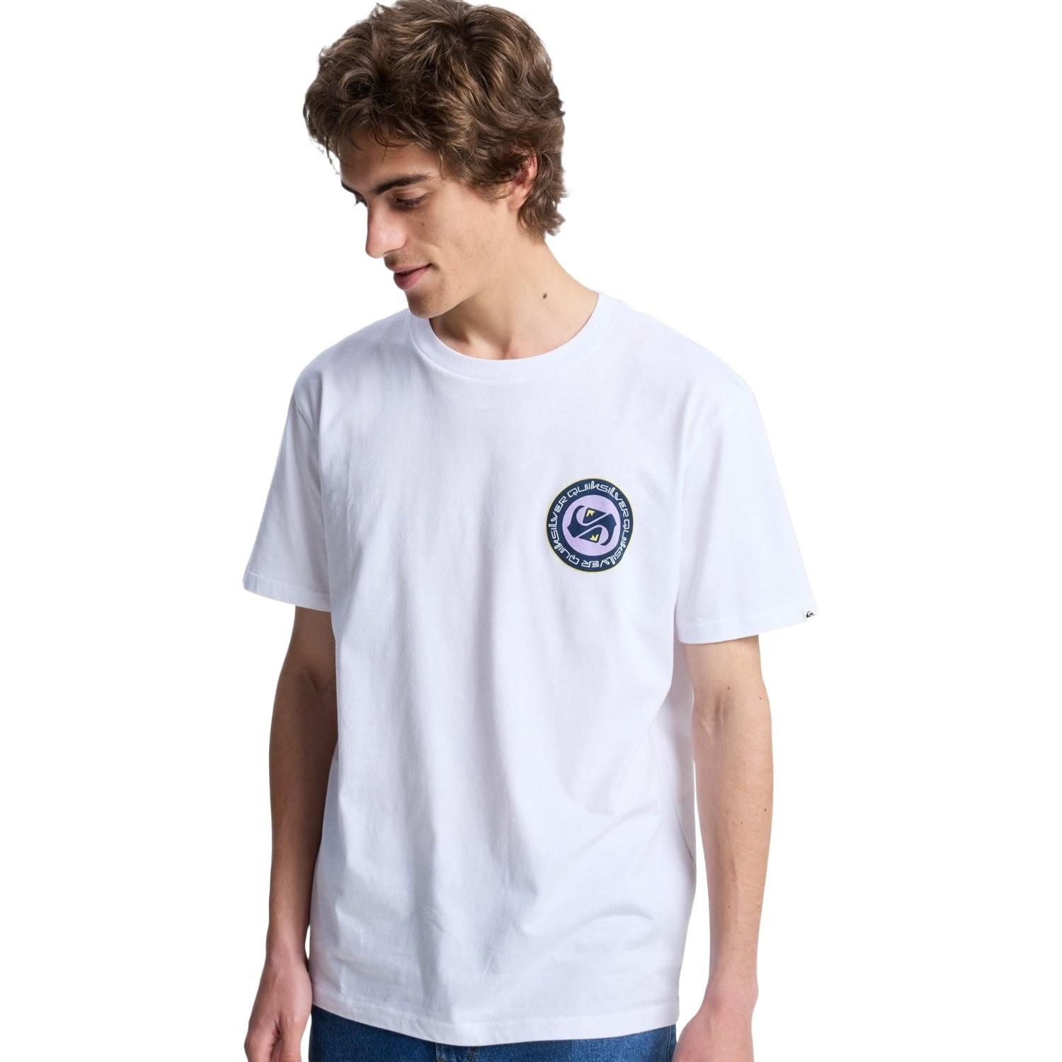 Quiksilver Ev Duality Erkek Beyaz Tişört
