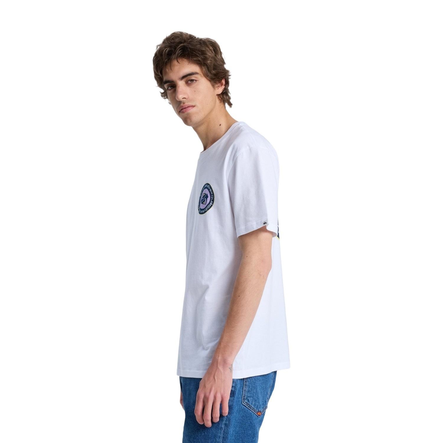 Quiksilver Ev Duality Erkek Beyaz Tişört